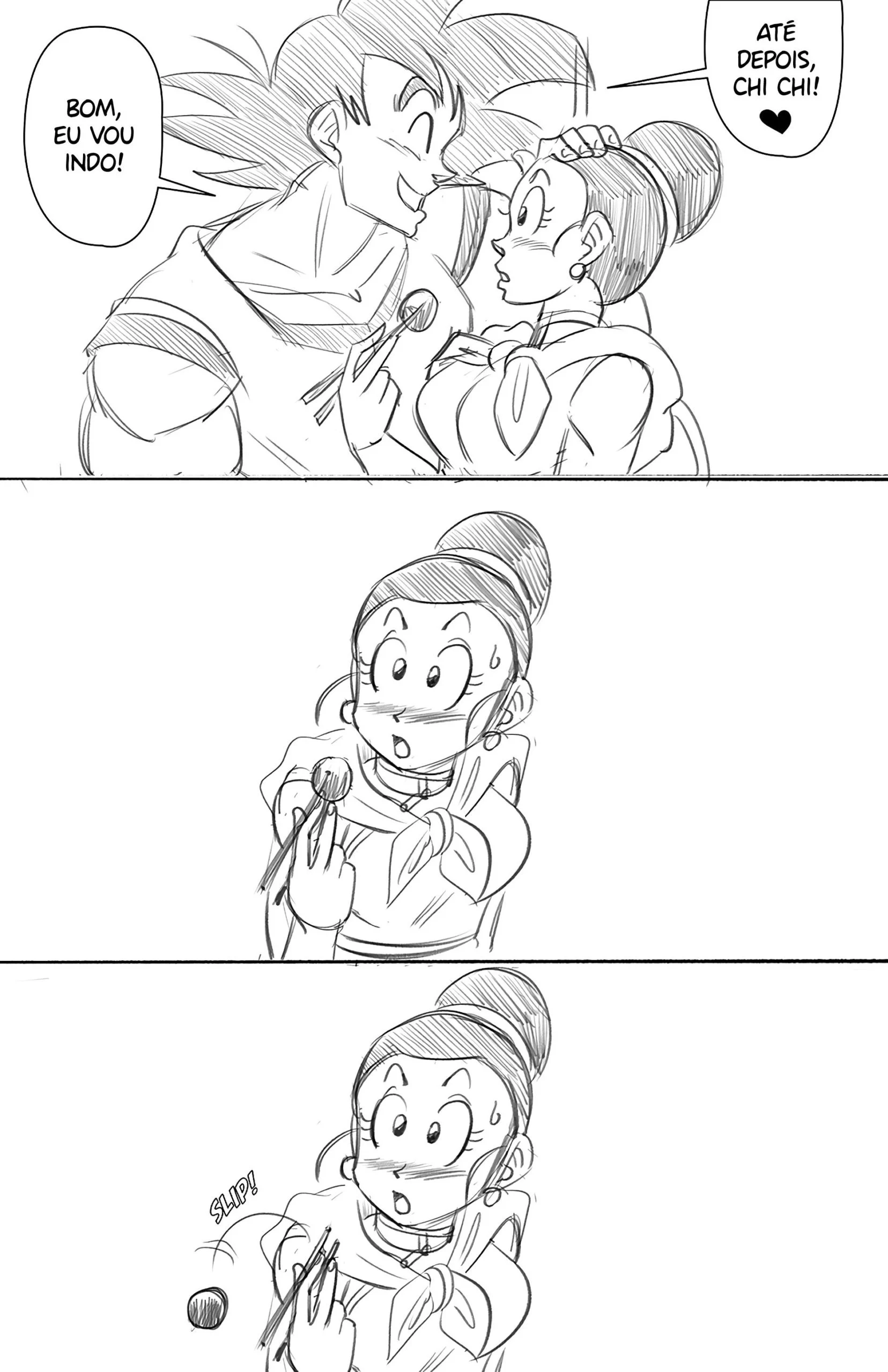 Goku destr&oacute;i o cu de Chi Chi &ndash; HQ Hentai &ndash; Ler Quadrinho Completos