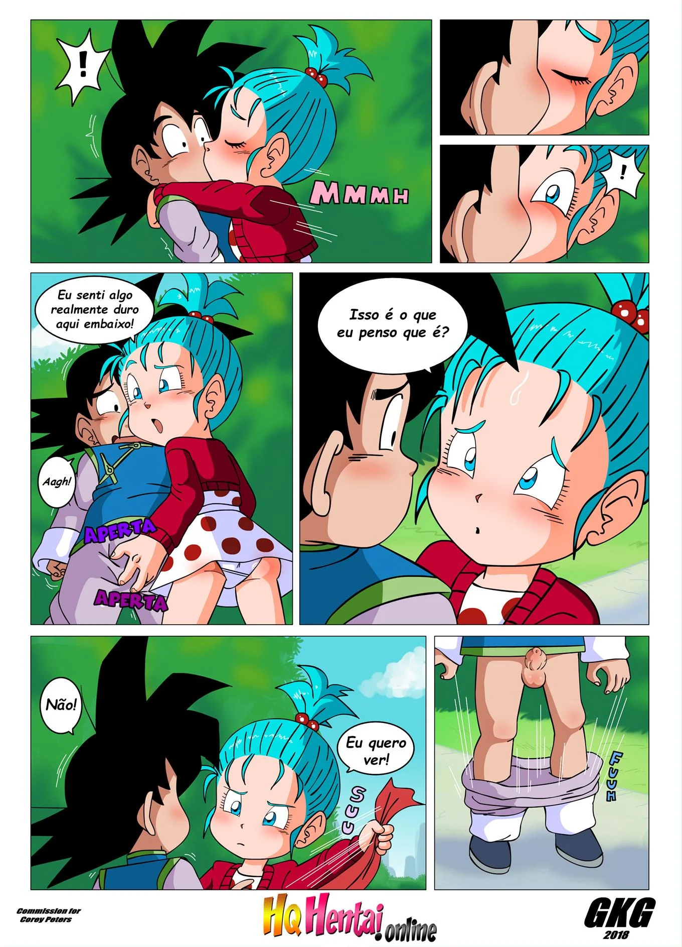 Goten e Bra &ndash; Dragon Ball Hentai &ndash; Hentai em Portugu&ecirc;s