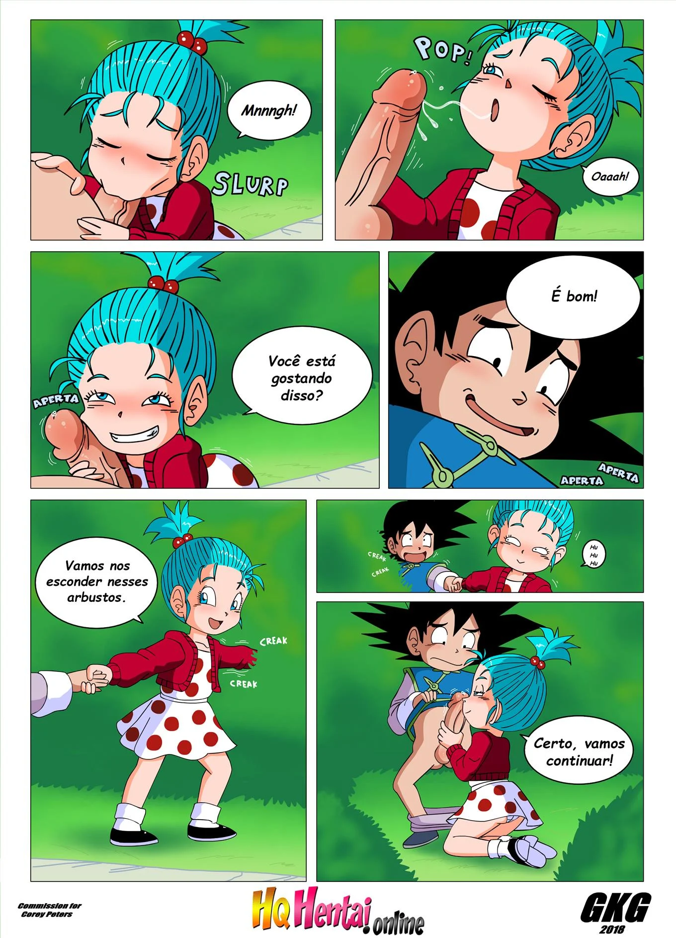 Goten e Bra &ndash; Dragon Ball Hentai &ndash; Hentai em Portugu&ecirc;s