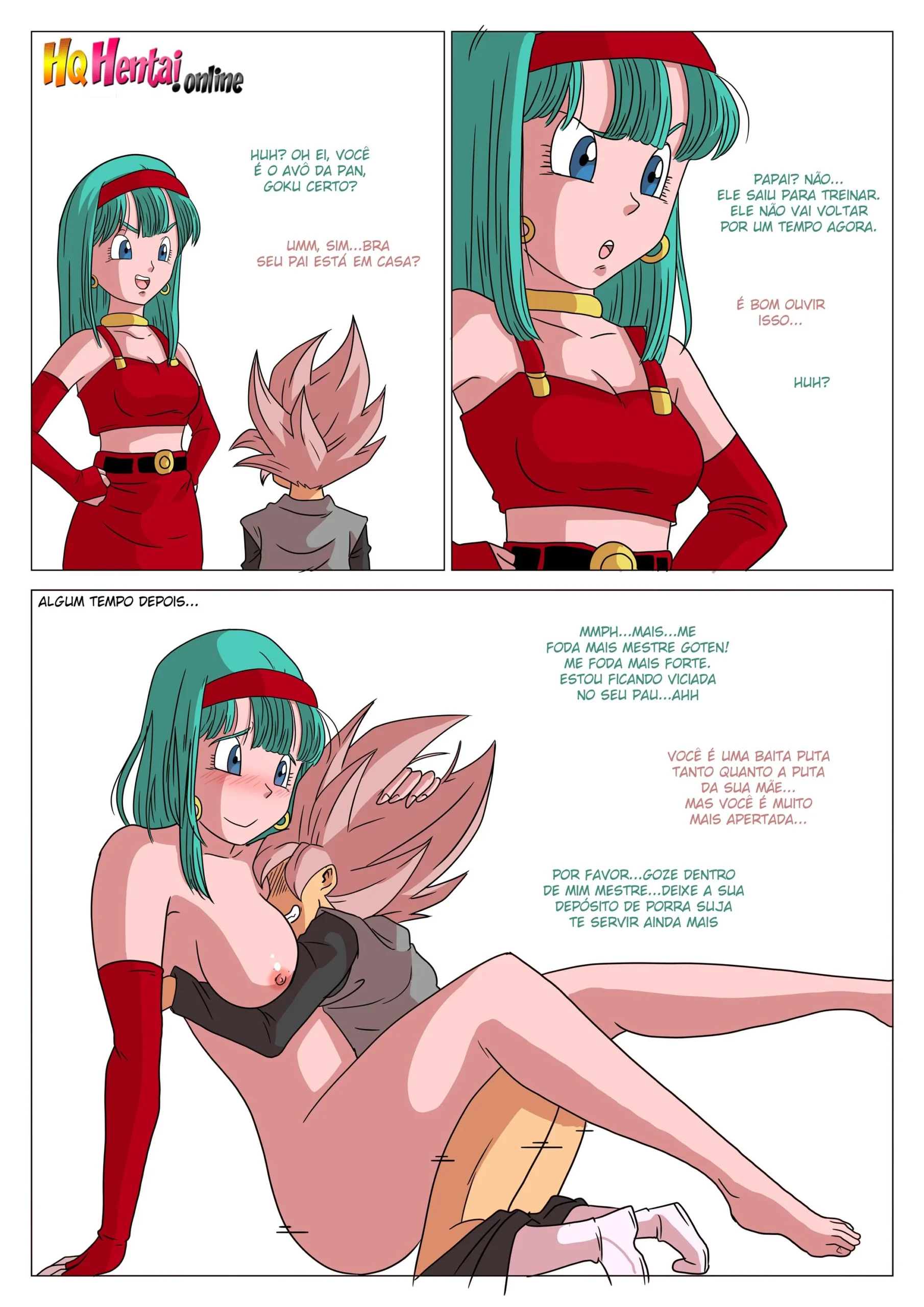 Goten Taradão – Hentai Incesto – Quadrinho De Sexo Em PT-BR