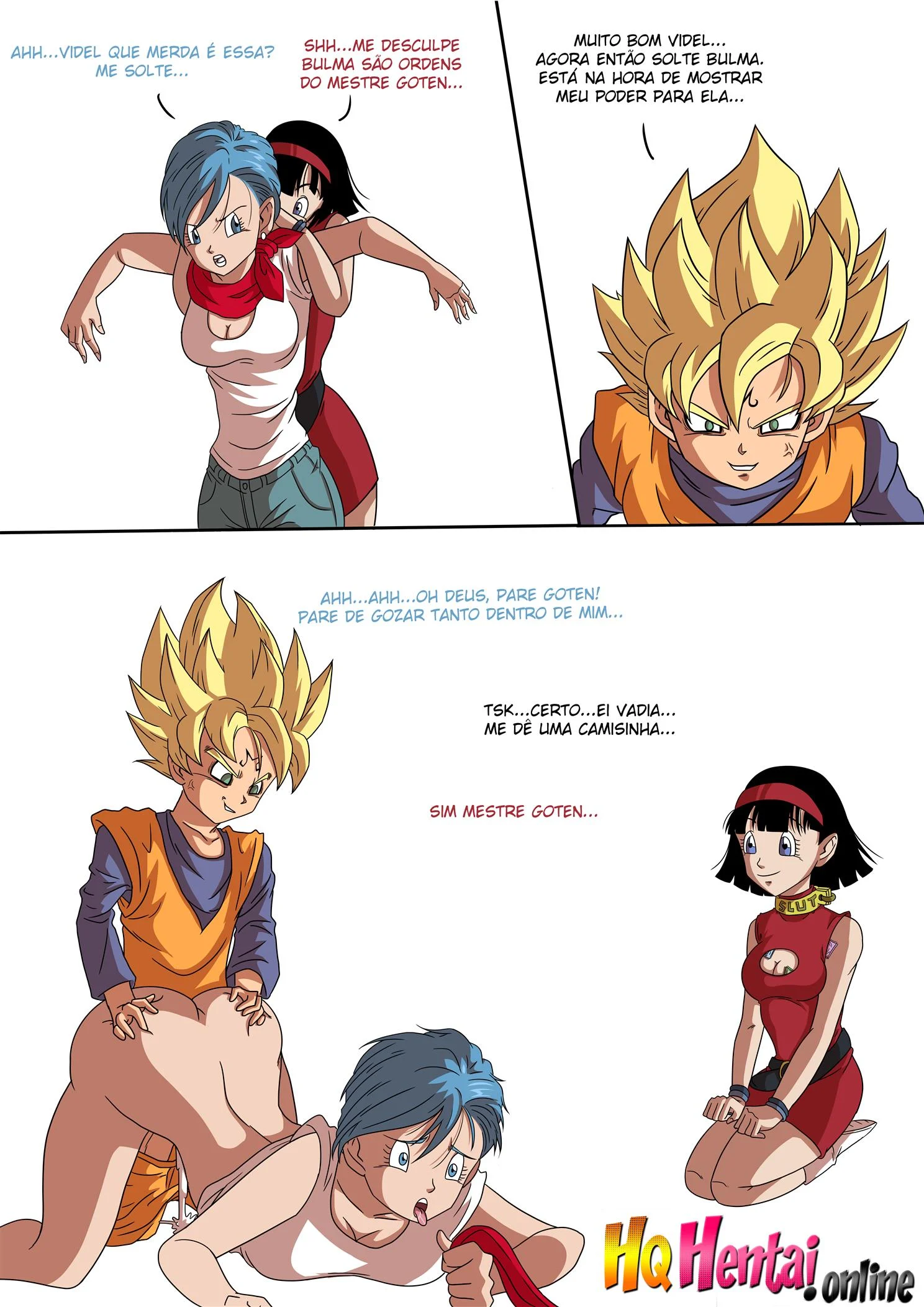 Goten Taradão – Hentai Incesto – Quadrinho De Sexo Em PT-BR