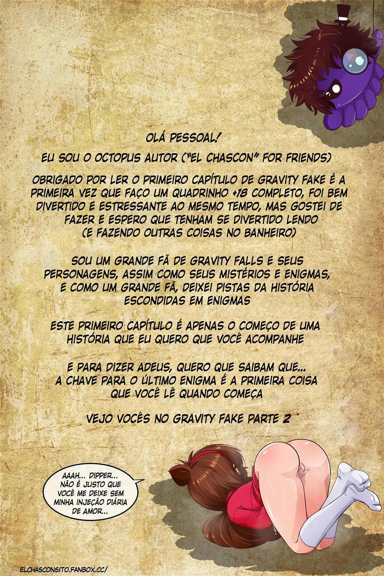 Gravity Fake &ndash; Gravity Falls Hentai &ndash; Tradu&ccedil;&atilde;o Completa