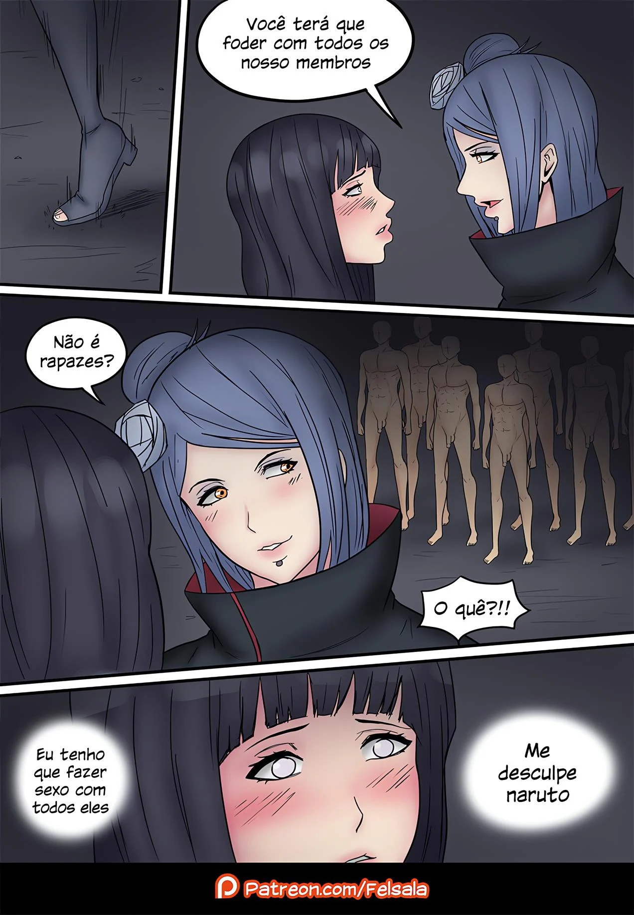 Hinata enfrenta a Akatsuki &ndash; HQ Hentai &ndash; Em Portugu&ecirc;s