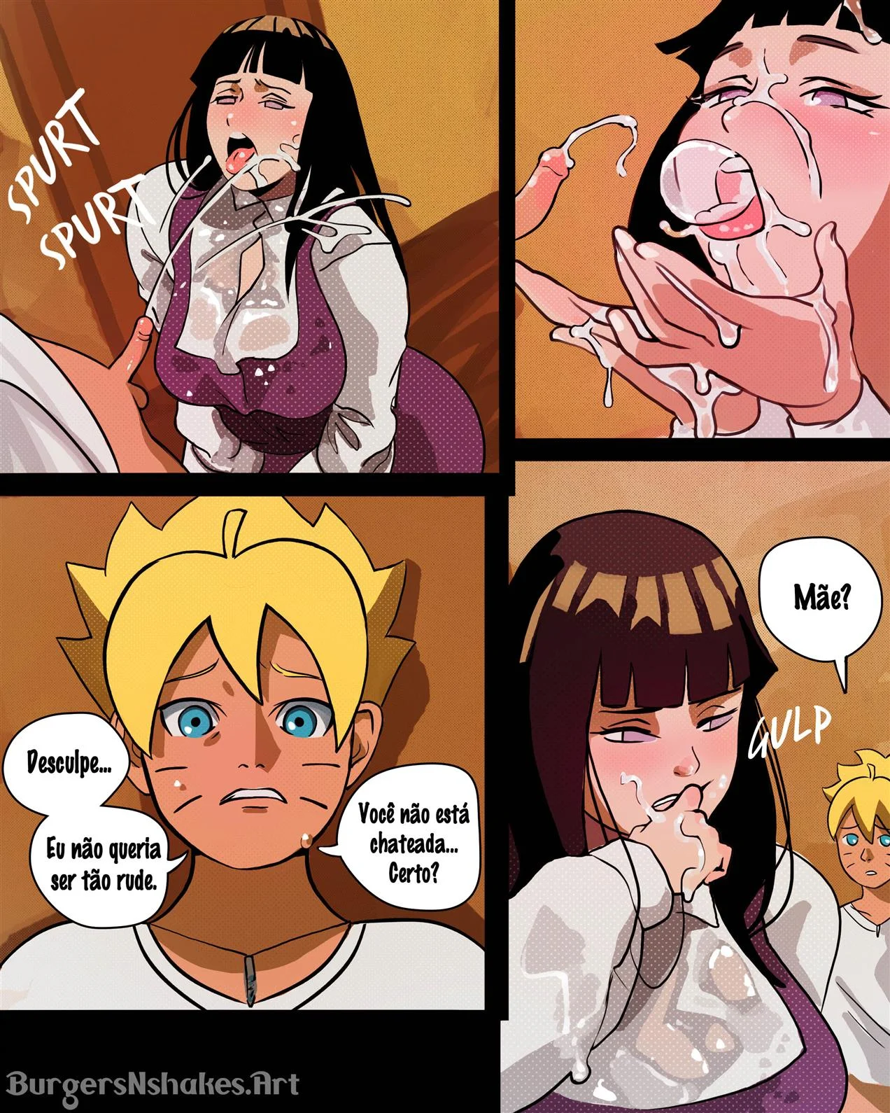 Hinata viciada no pau de Boruto 2 &ndash; MILF &ndash; Tradu&ccedil;&atilde;o Nacional