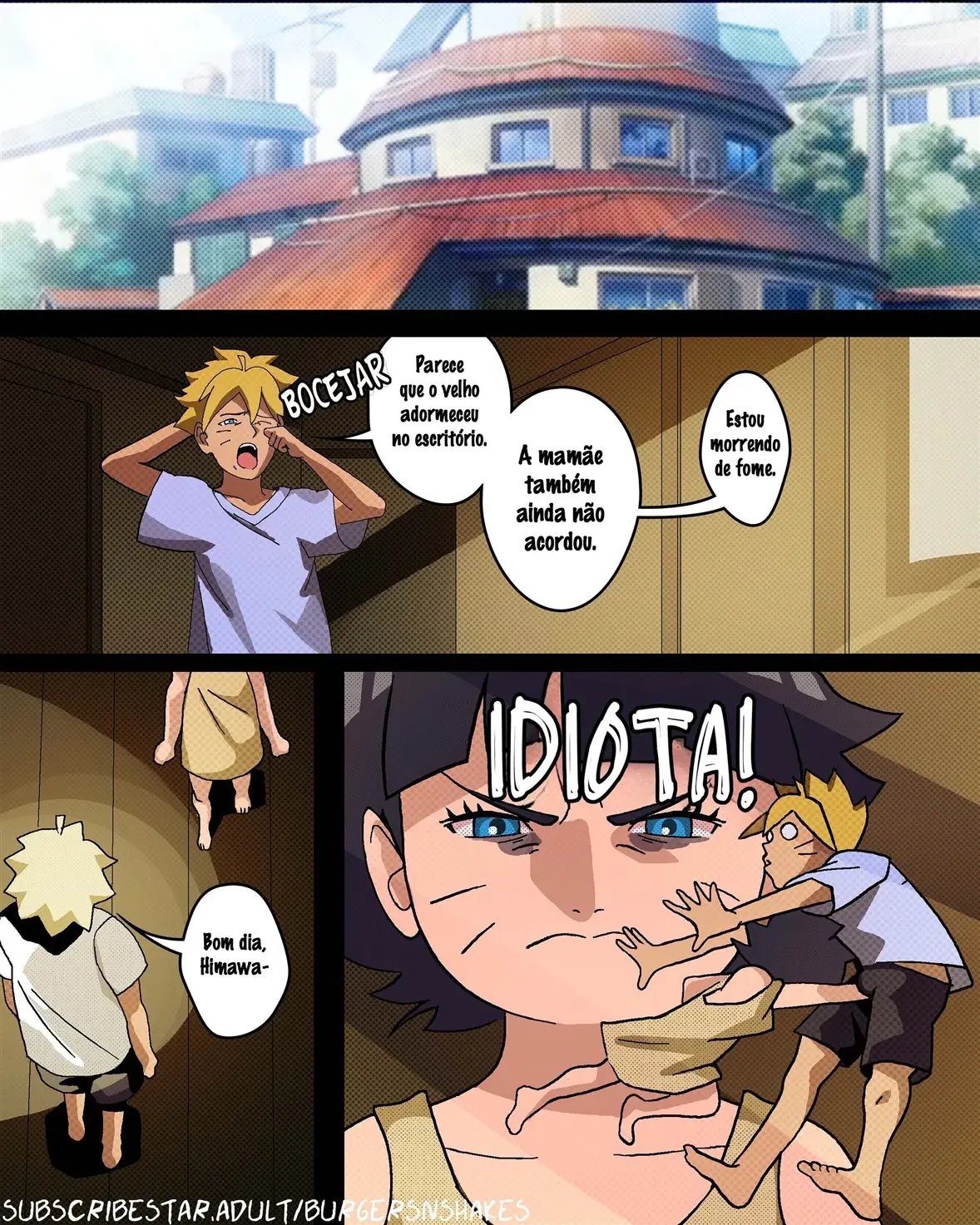 Hinata viciada no pau de Boruto 3 &ndash; Sexo Grupal &ndash; Sem Censura