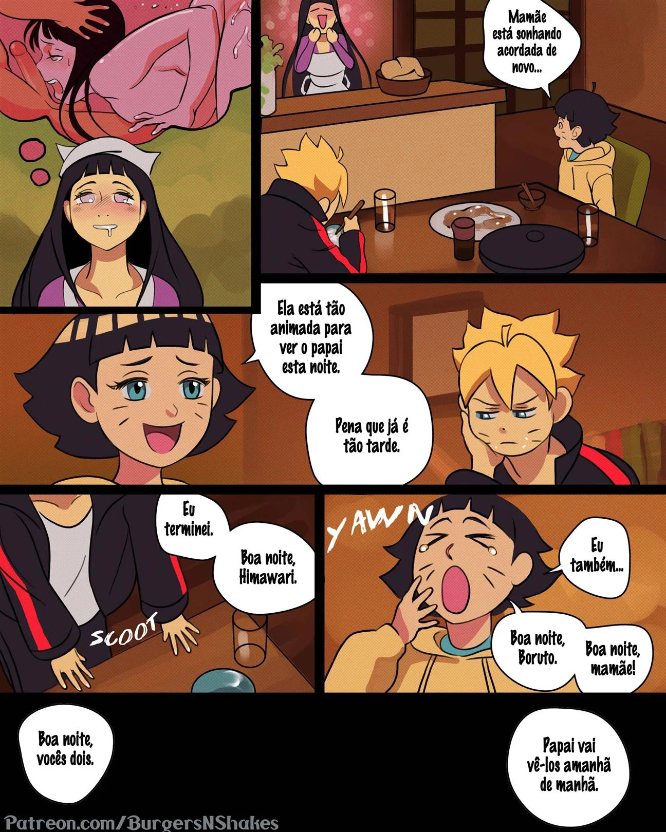 Hinata viciada no pau de Boruto – Boruto hentai – Hentai em Português