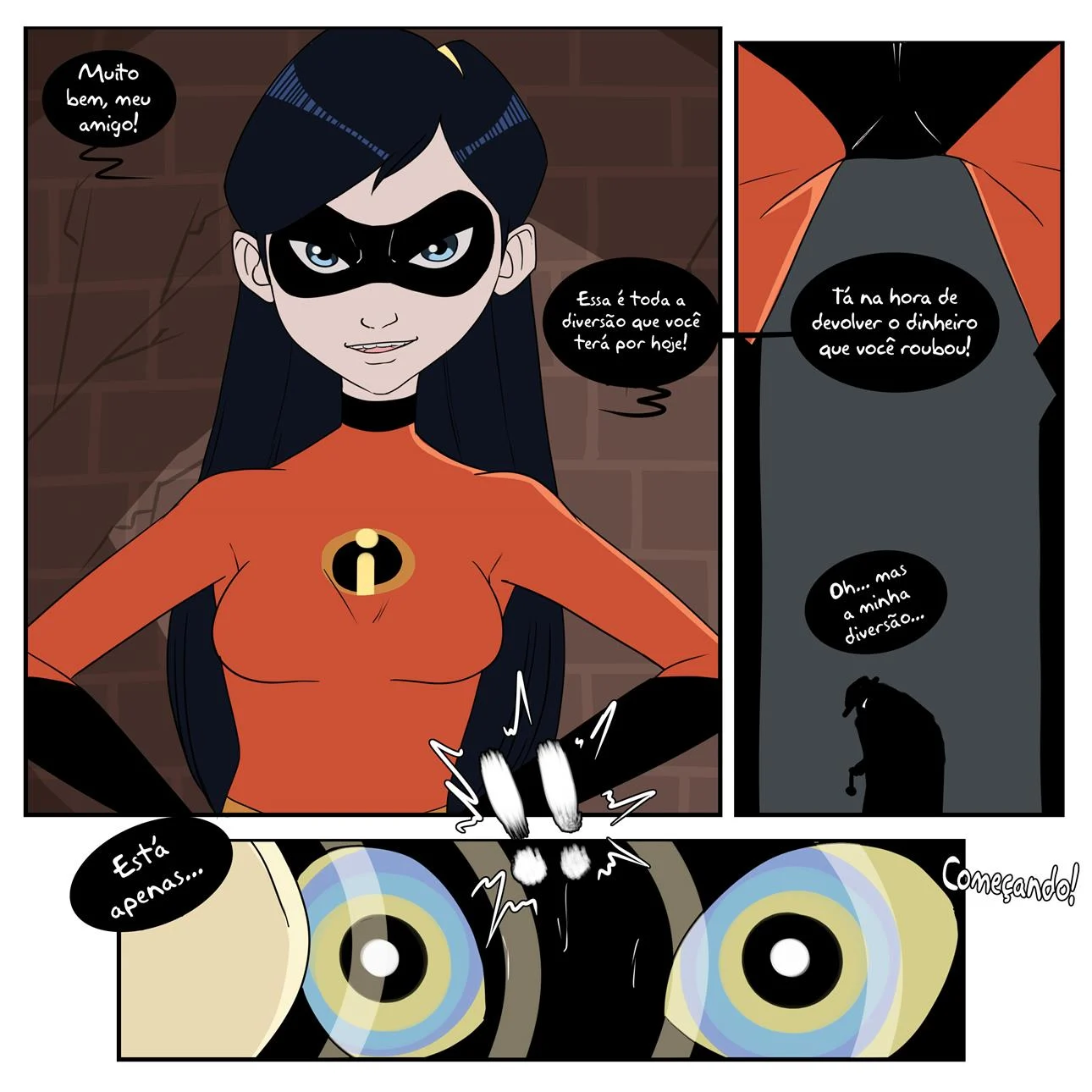 Hipnotizando a Violeta &ndash; Bondage &ndash; Ler Quadrinho Porno PT-BR