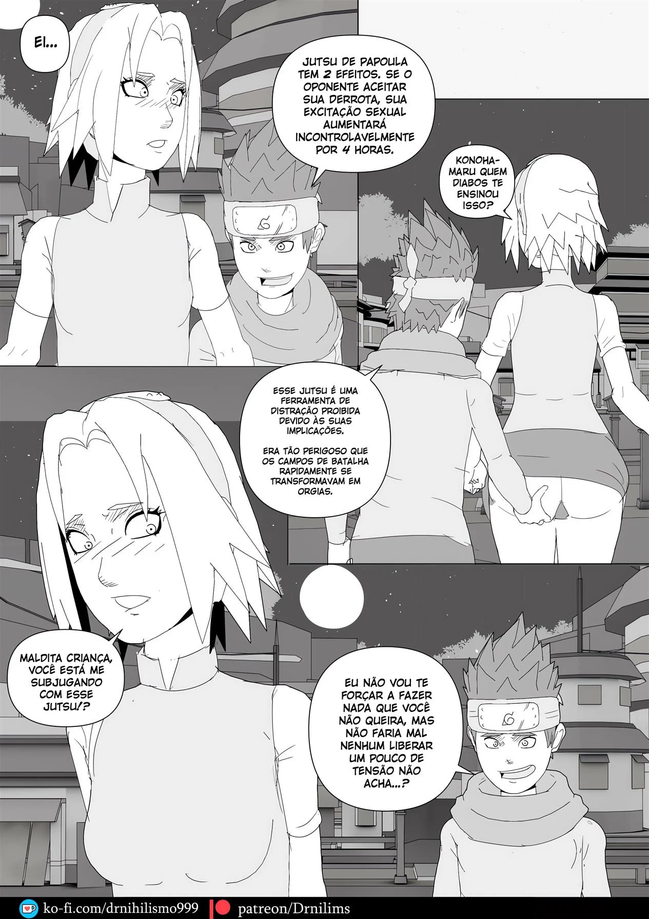 Hist&oacute;rias Pervertidas de Konoha &ndash; Raio-X &ndash; Legendas em PT-BR