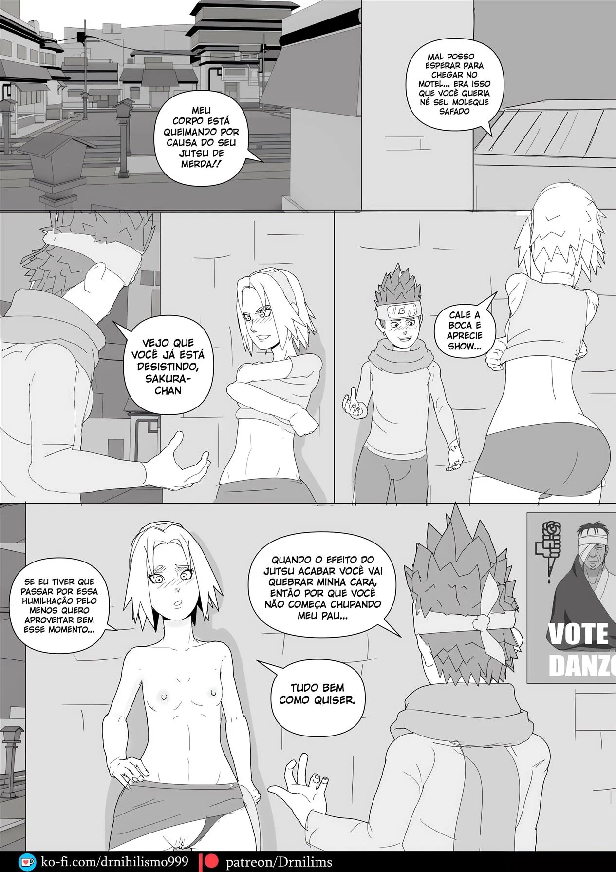 Hist&oacute;rias Pervertidas de Konoha &ndash; Raio-X &ndash; Legendas em PT-BR