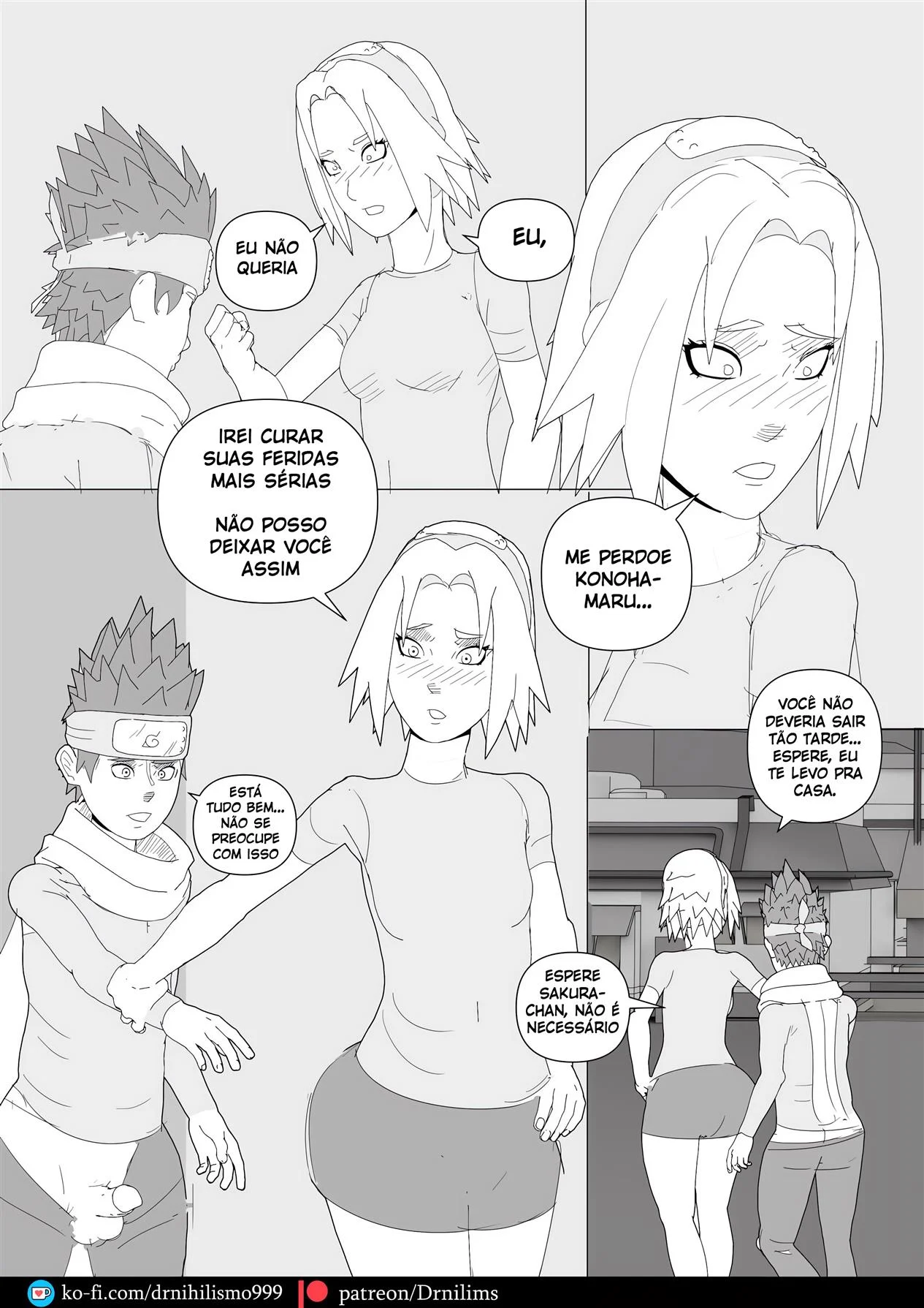 Hist&oacute;rias Pervertidas de Konoha &ndash; Raio-X &ndash; Legendas em PT-BR