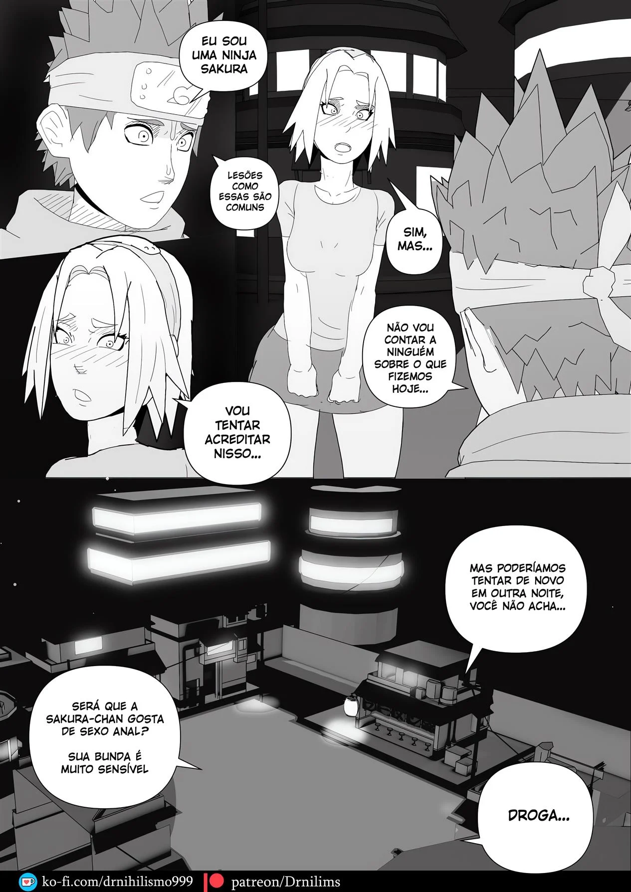 Hist&oacute;rias Pervertidas de Konoha &ndash; Raio-X &ndash; Legendas em PT-BR