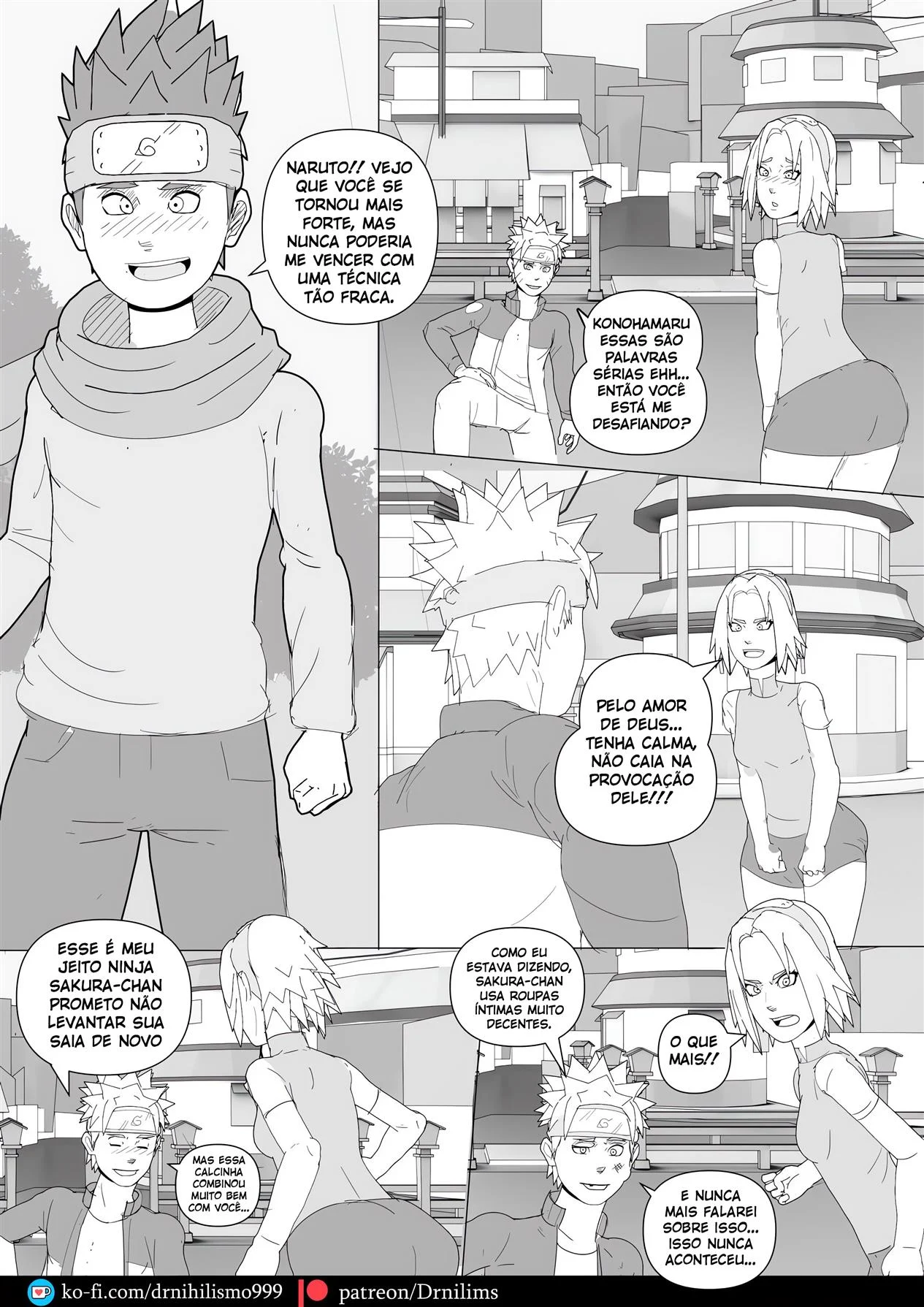 Hist&oacute;rias Pervertidas de Konoha &ndash; Raio-X &ndash; Legendas em PT-BR