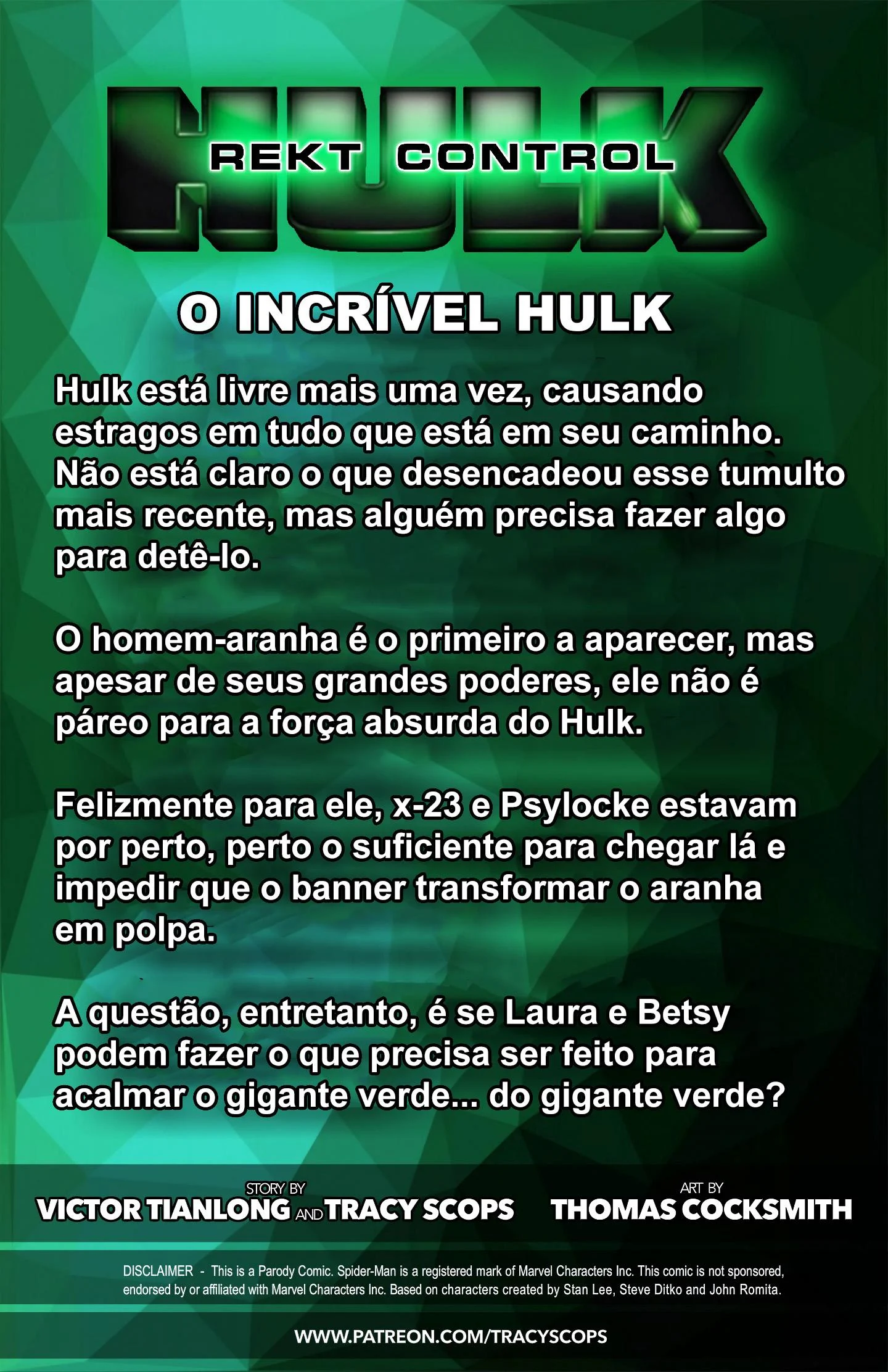 Hulk fora de controle 2 &ndash; HQ Porno &ndash; Quadrinho em Portugu&ecirc;s PT-BR