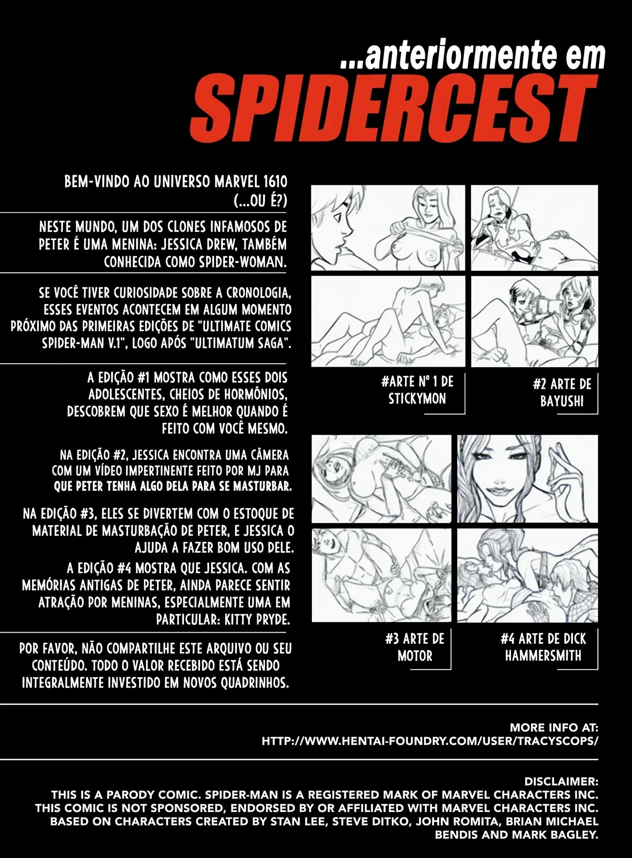 Incesto Aranha 5 &ndash; Cartoon &ndash; Em Portugu&ecirc;s