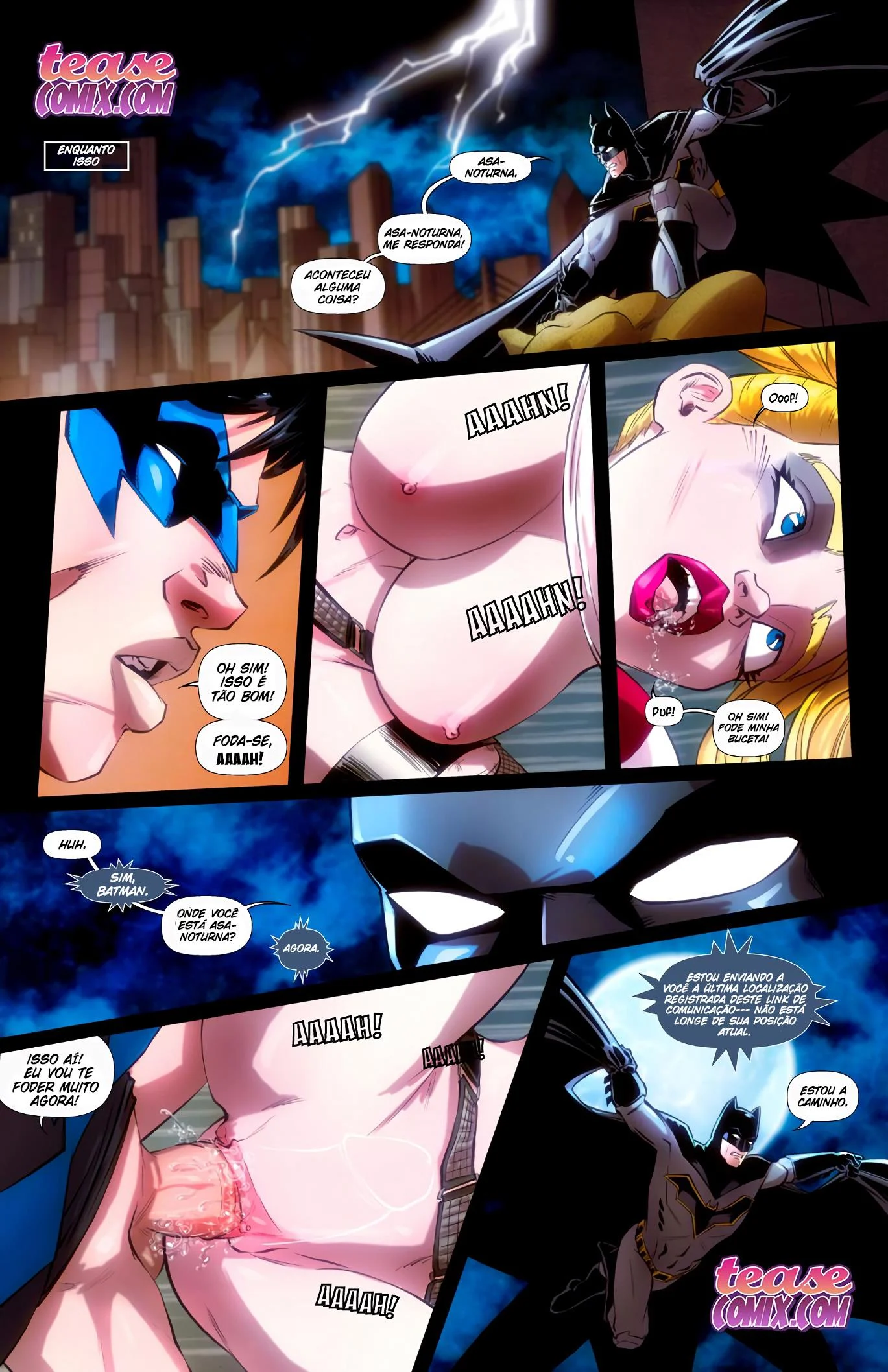 Interrogando Arlequina – Peitões – Todo em PT-BR