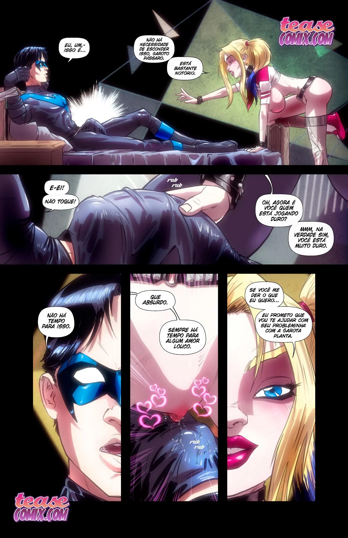 Interrogando Arlequina – Peitões – Todo em PT-BR