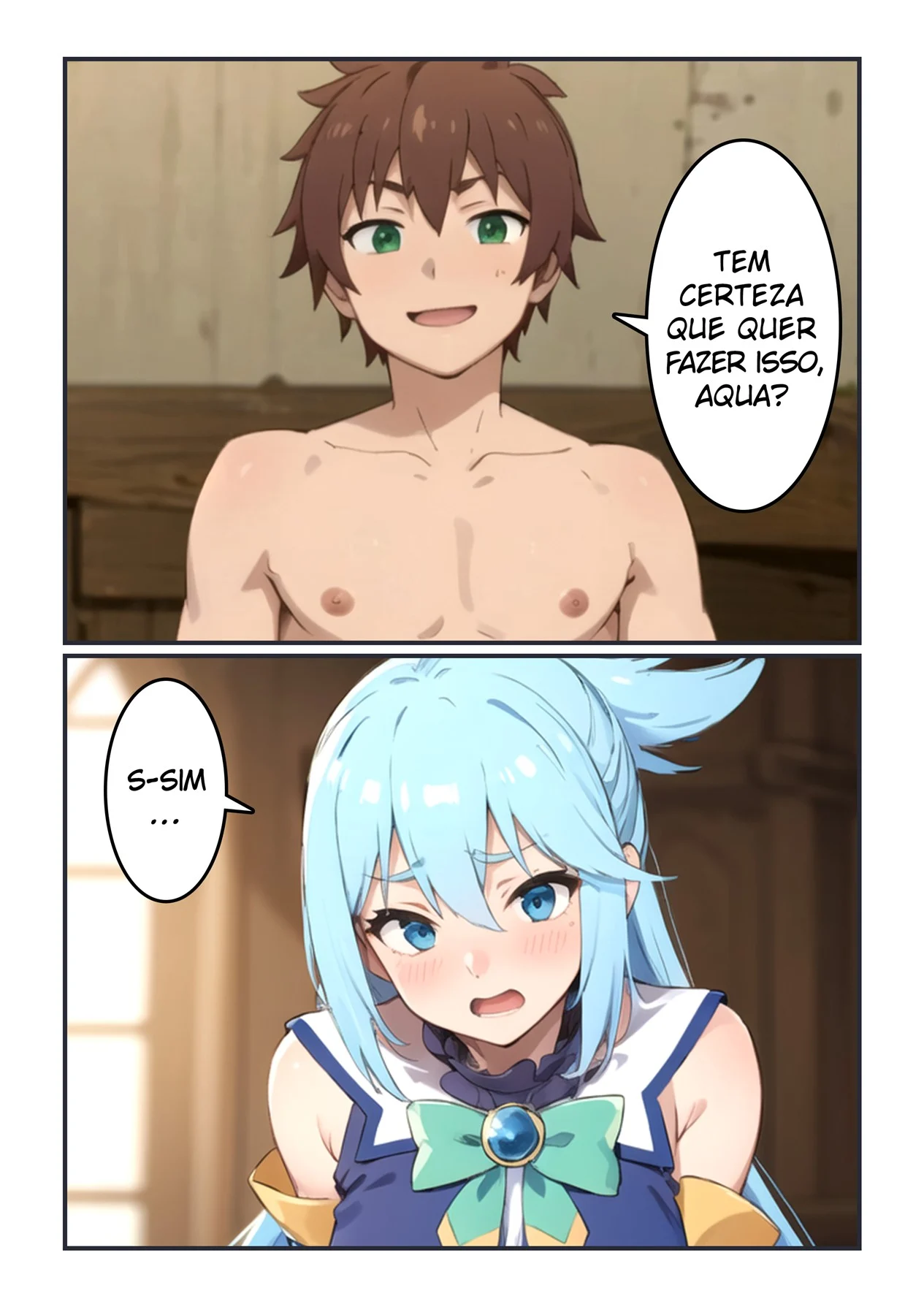 Kazuma x Aqua &ndash; HQ Hentai &ndash; Ler Quadrinho Completos