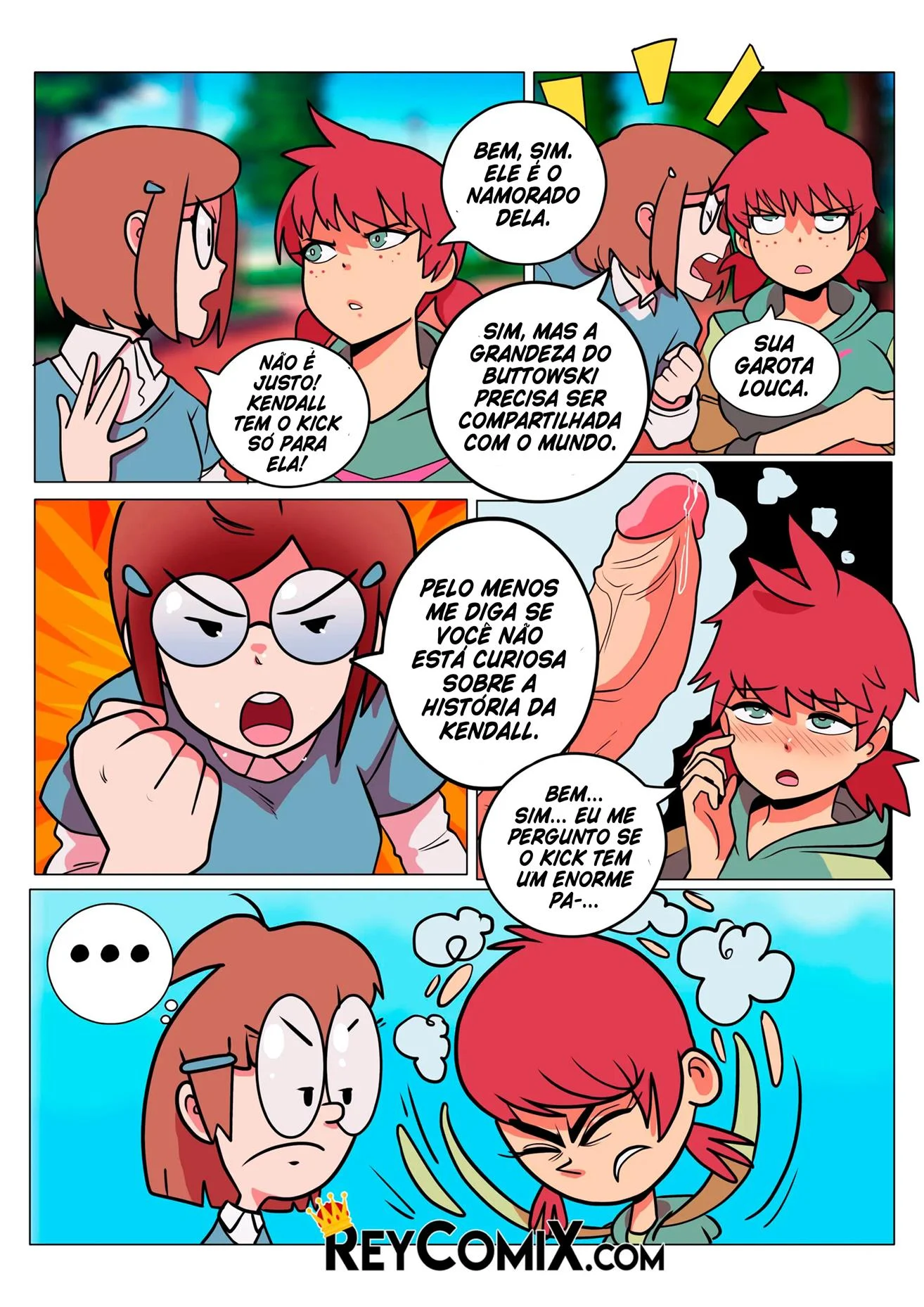 Kick Buttowski fodendo as gostosas &ndash; Har&eacute;m &ndash; Quadrinho De Sexo Em PT-BR