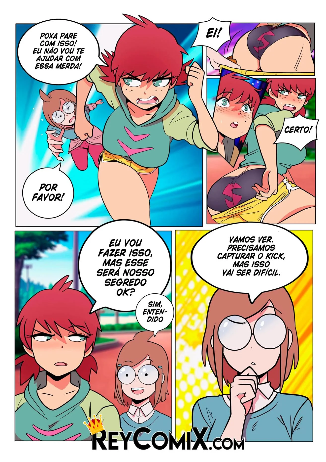 Kick Buttowski fodendo as gostosas &ndash; Har&eacute;m &ndash; Quadrinho De Sexo Em PT-BR