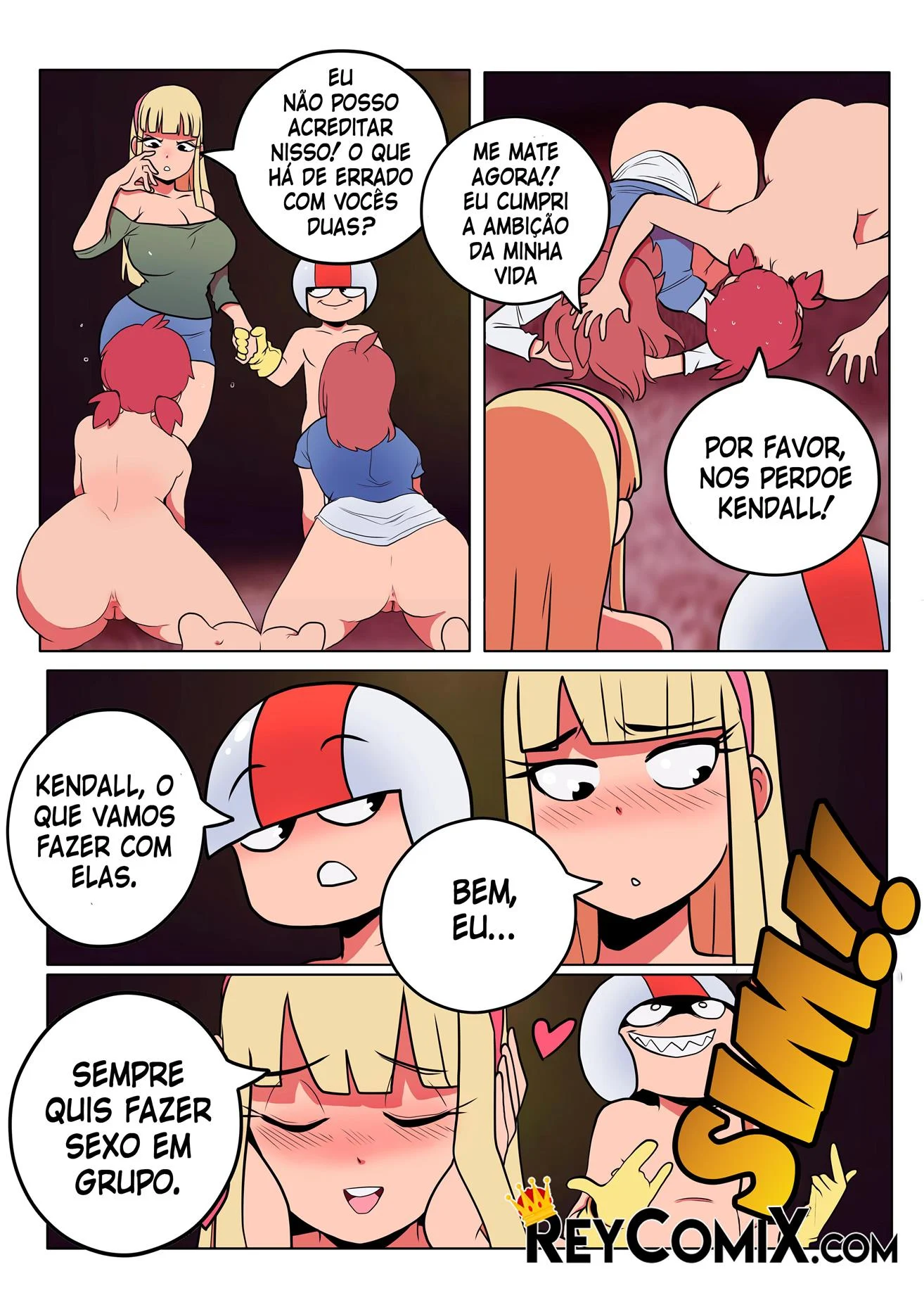 Kick Buttowski fodendo as gostosas &ndash; Har&eacute;m &ndash; Quadrinho De Sexo Em PT-BR