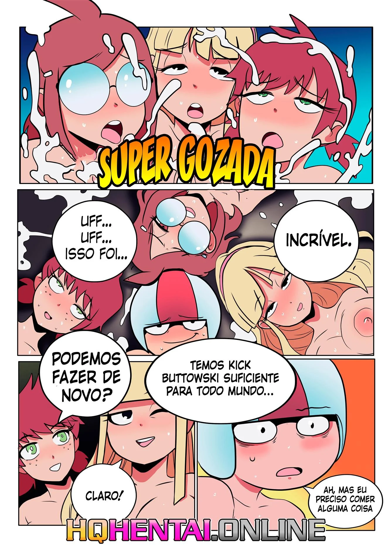 Kick Buttowski fodendo as gostosas &ndash; Har&eacute;m &ndash; Quadrinho De Sexo Em PT-BR