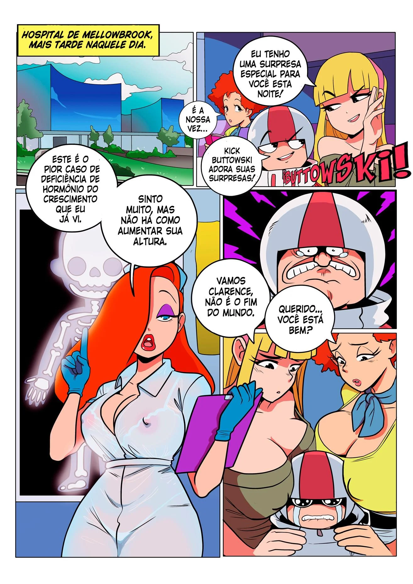 Kick Buttowski fodendo as gostosas &ndash; Har&eacute;m &ndash; Quadrinho De Sexo Em PT-BR