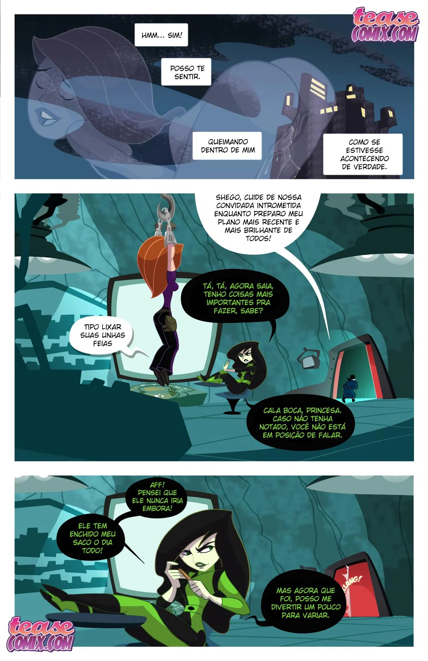 Kim a vadia da vil&atilde; &ndash; Femdom &ndash; Ler Quadrinho Completos