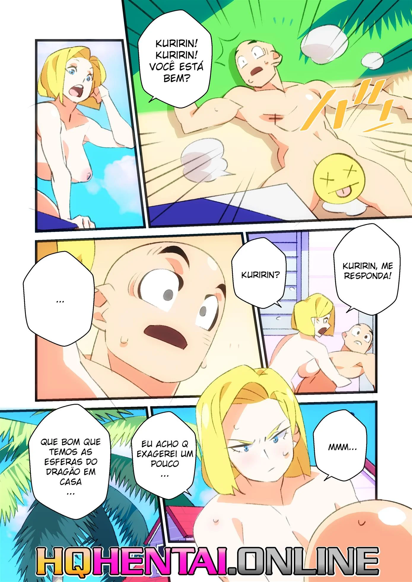 Kuririn o homem mais sortudo do planeta &ndash; Andr&oacute;ide 18 Hentai &ndash; Hentai em Portugu&ecirc;s