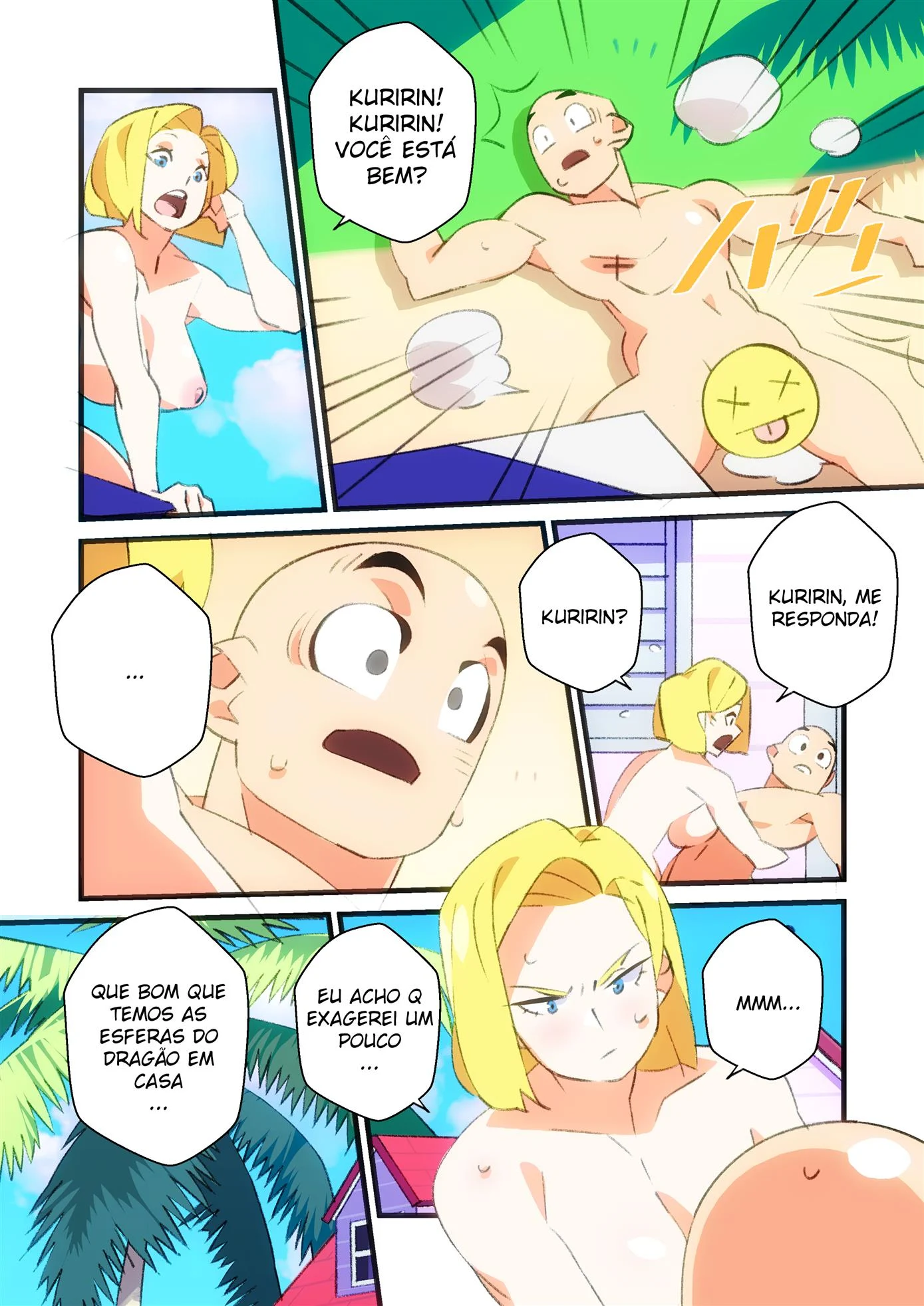 Kuririn o homem mais sortudo do planeta &ndash; Andr&oacute;ide 18 Hentai &ndash; Hentai em Portugu&ecirc;s