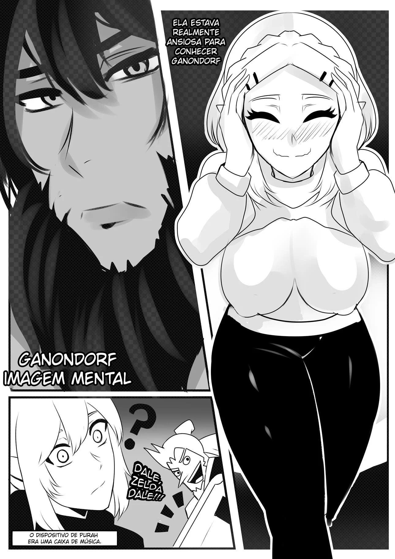 Legend of Link &ndash; Gozando Dentro &ndash; Quadrinho De Sexo Em PT-BR