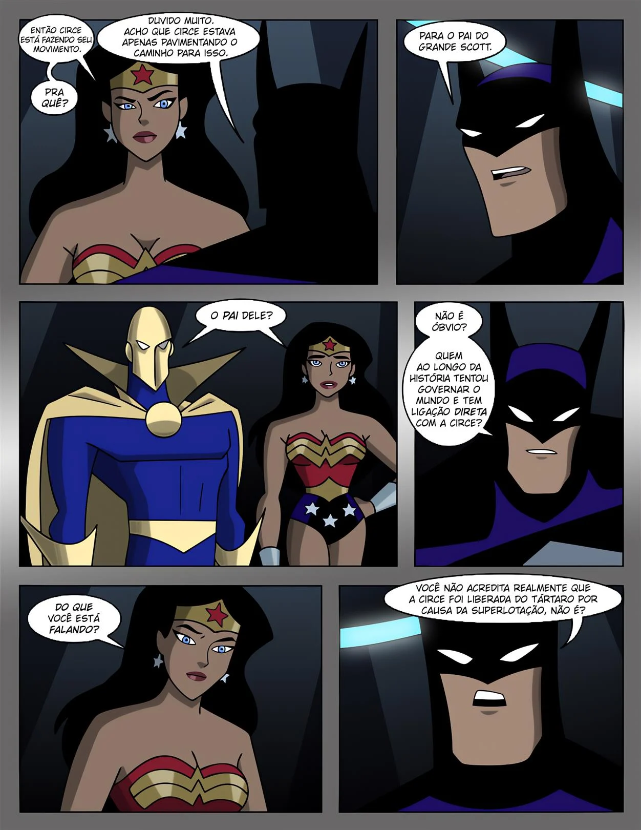 Liga da Putaria &ndash; Mulher Maravilha Hentai &ndash; Quadrinho De Sexo Em PT-BR