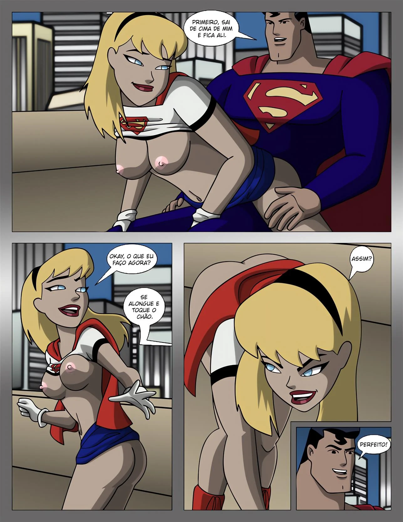 Liga da Putaria &ndash; Mulher Maravilha Hentai &ndash; Quadrinho De Sexo Em PT-BR