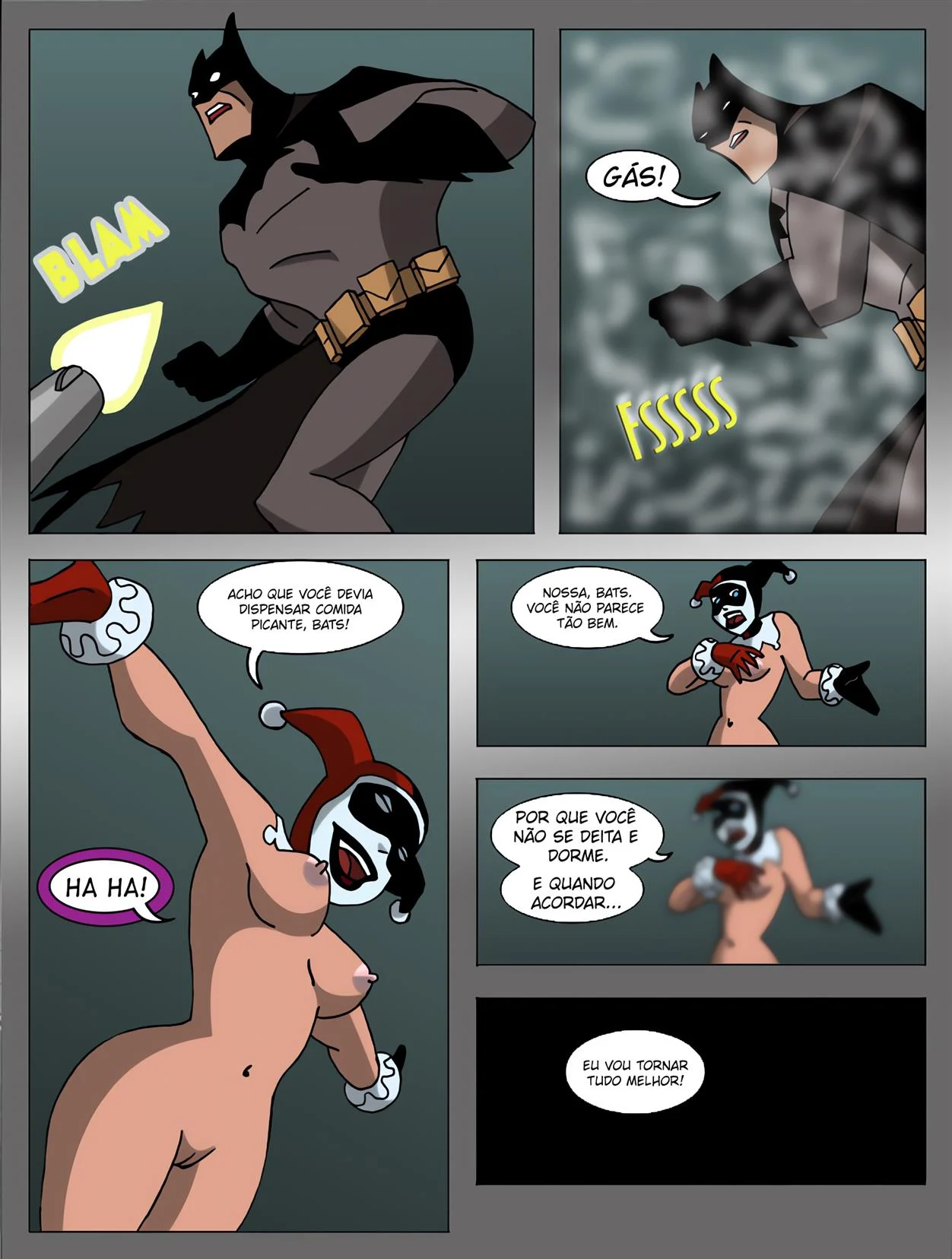 Liga da Putaria &ndash; Mulher Maravilha Hentai &ndash; Quadrinho De Sexo Em PT-BR