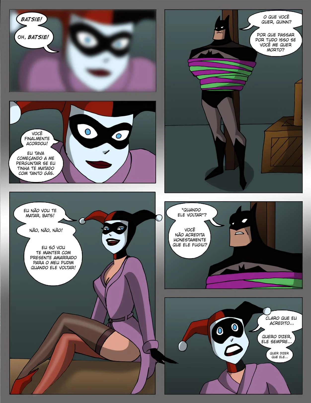 Liga da Putaria &ndash; Mulher Maravilha Hentai &ndash; Quadrinho De Sexo Em PT-BR