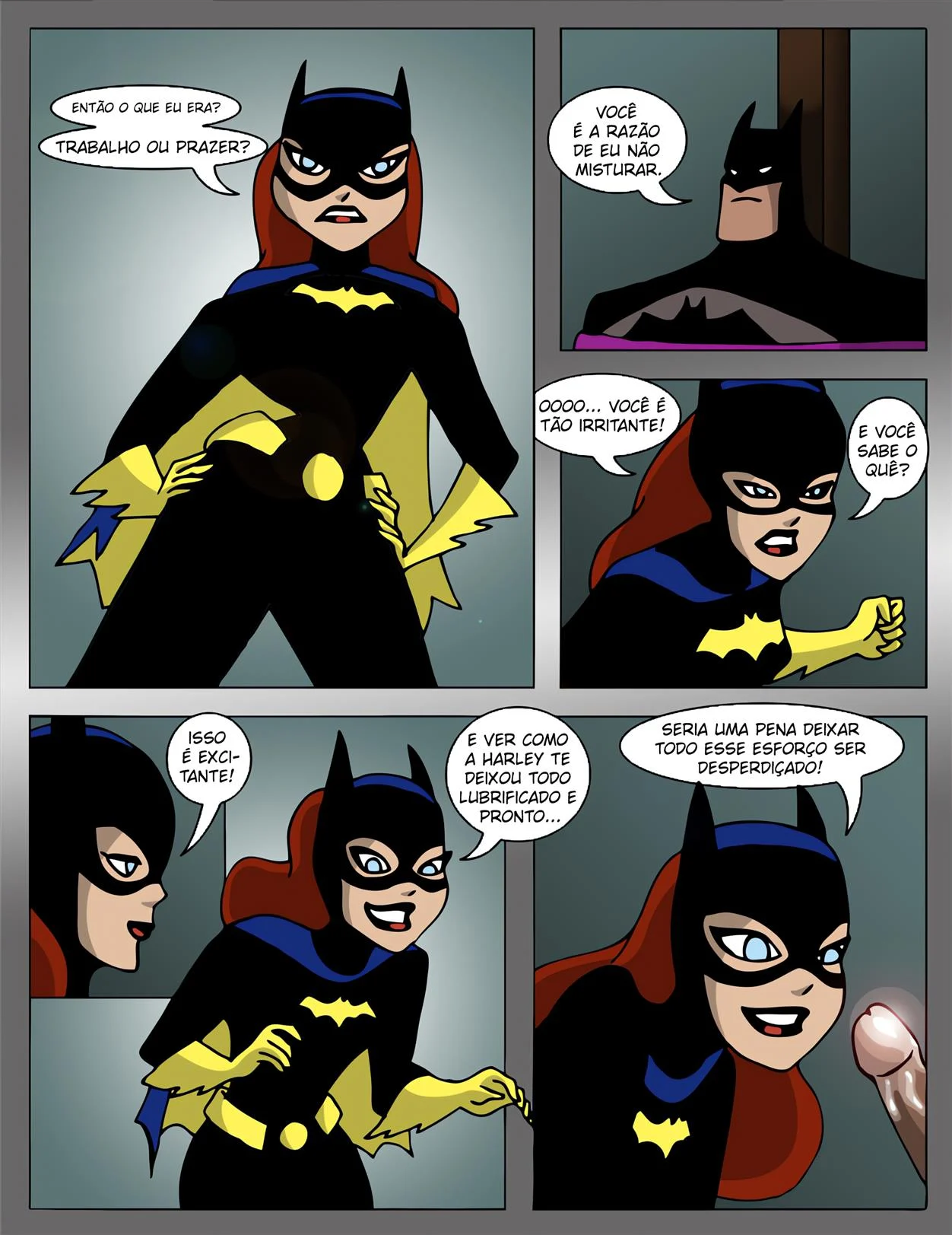 Liga da Putaria &ndash; Mulher Maravilha Hentai &ndash; Quadrinho De Sexo Em PT-BR