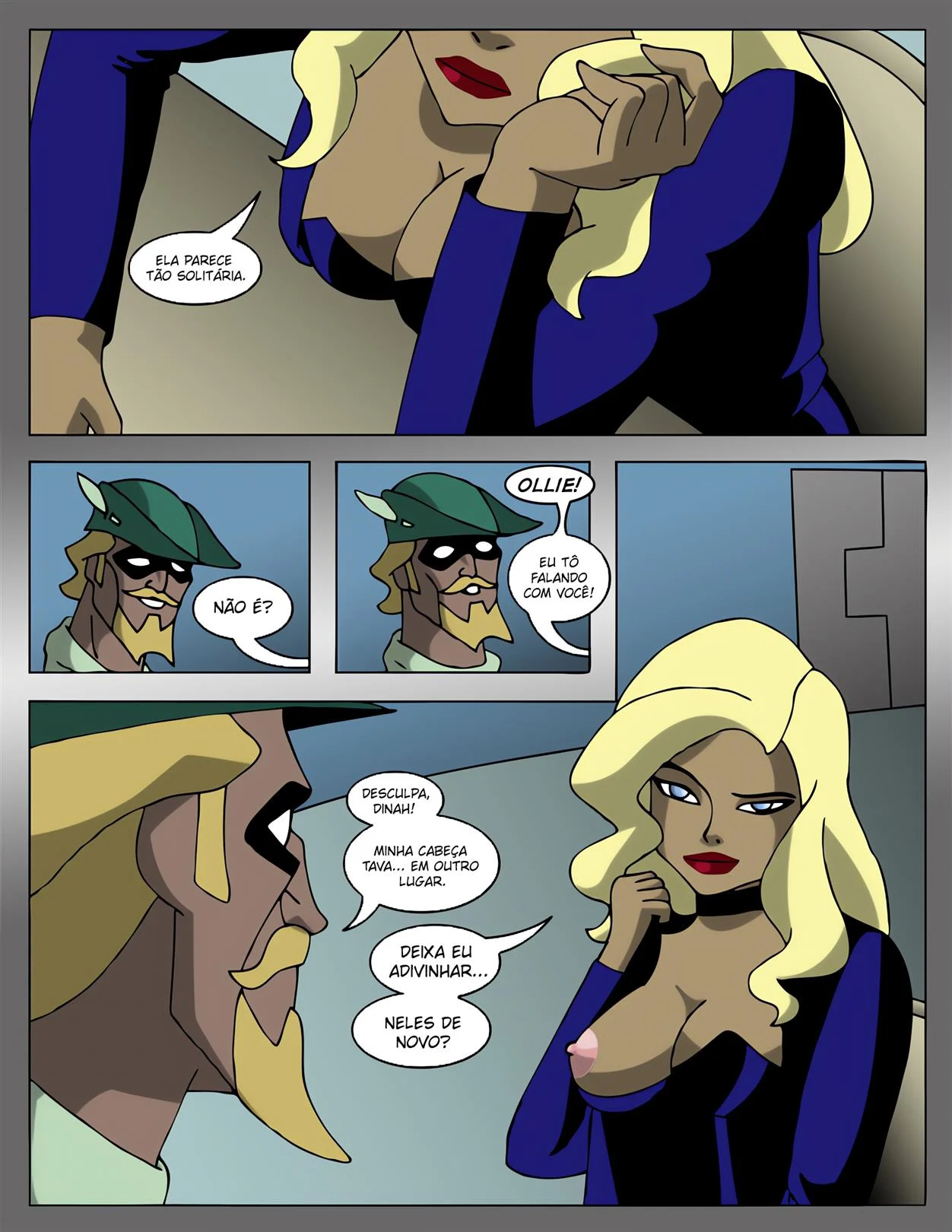 Liga da Putaria &ndash; Mulher Maravilha Hentai &ndash; Quadrinho De Sexo Em PT-BR