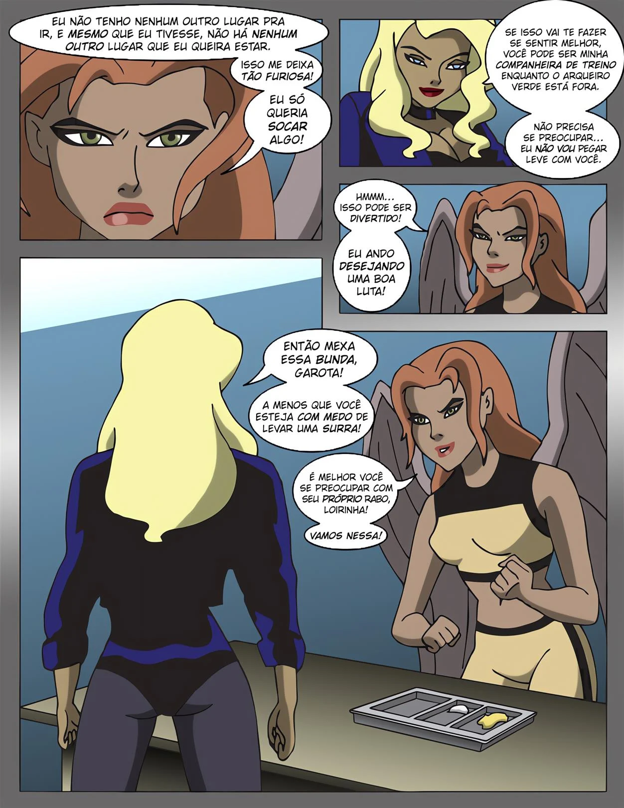 Liga da Putaria &ndash; Mulher Maravilha Hentai &ndash; Quadrinho De Sexo Em PT-BR