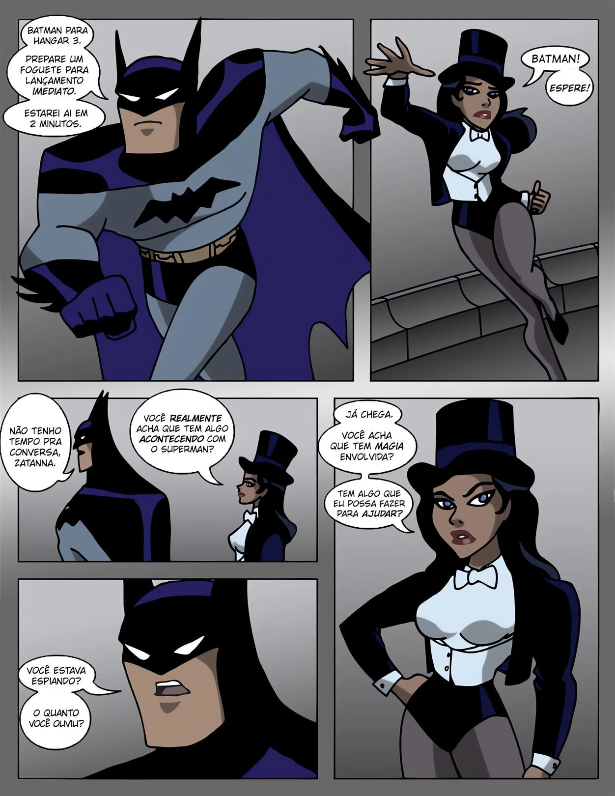 Liga da Putaria &ndash; Mulher Maravilha Hentai &ndash; Quadrinho De Sexo Em PT-BR