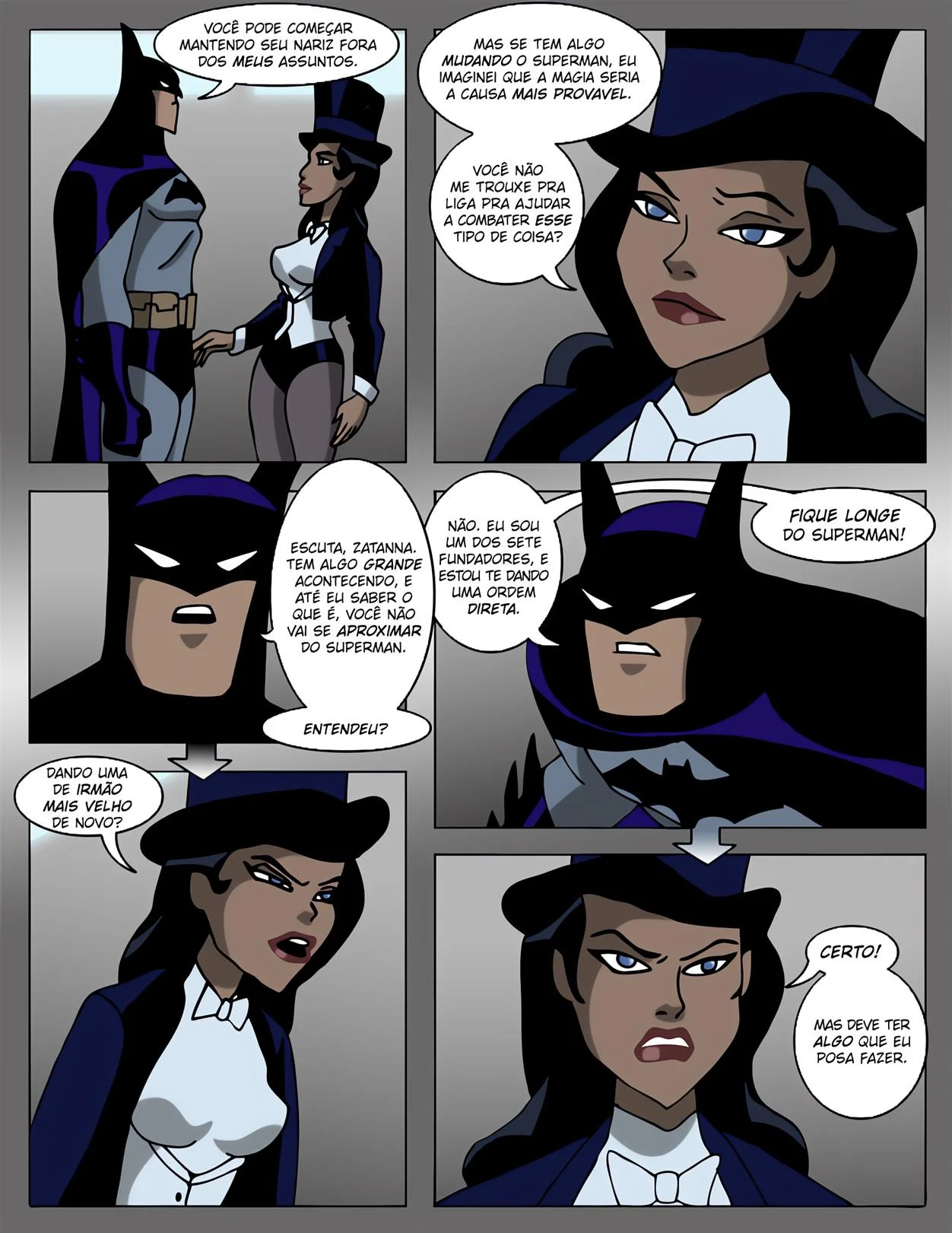 Liga da Putaria &ndash; Mulher Maravilha Hentai &ndash; Quadrinho De Sexo Em PT-BR