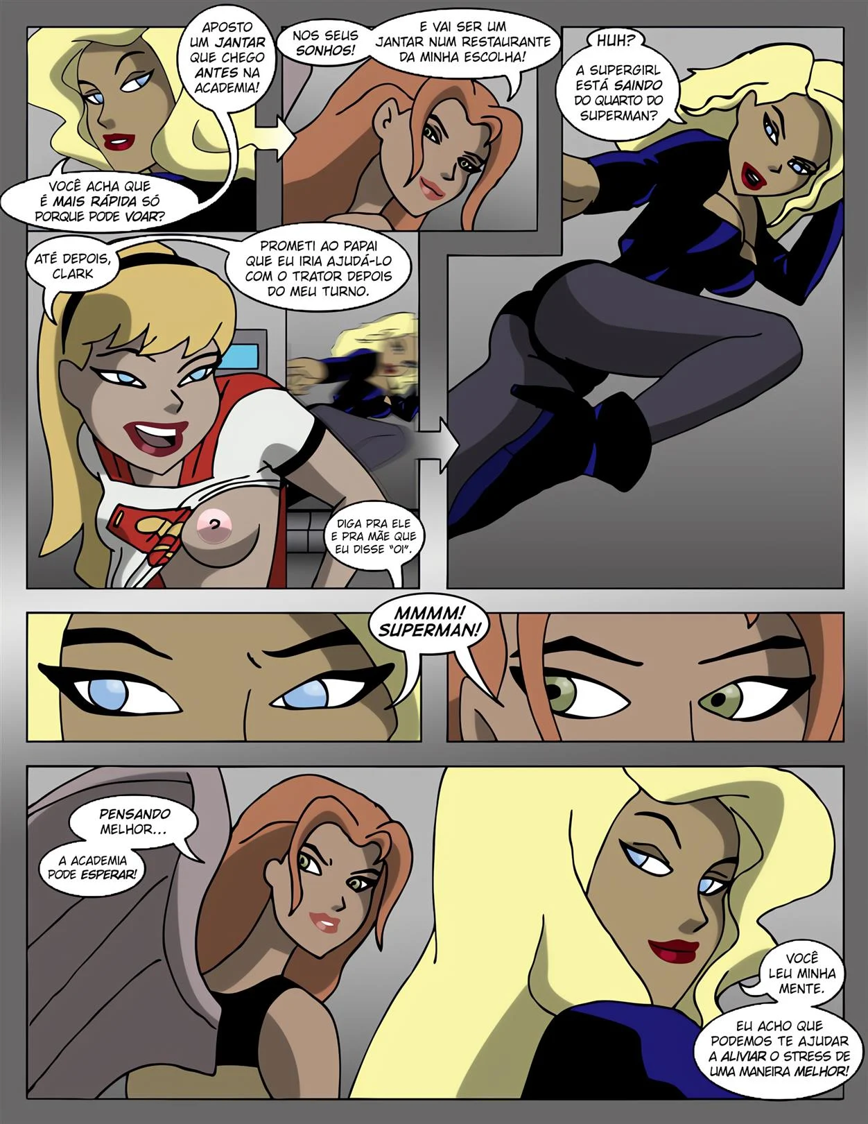 Liga da Putaria &ndash; Mulher Maravilha Hentai &ndash; Quadrinho De Sexo Em PT-BR