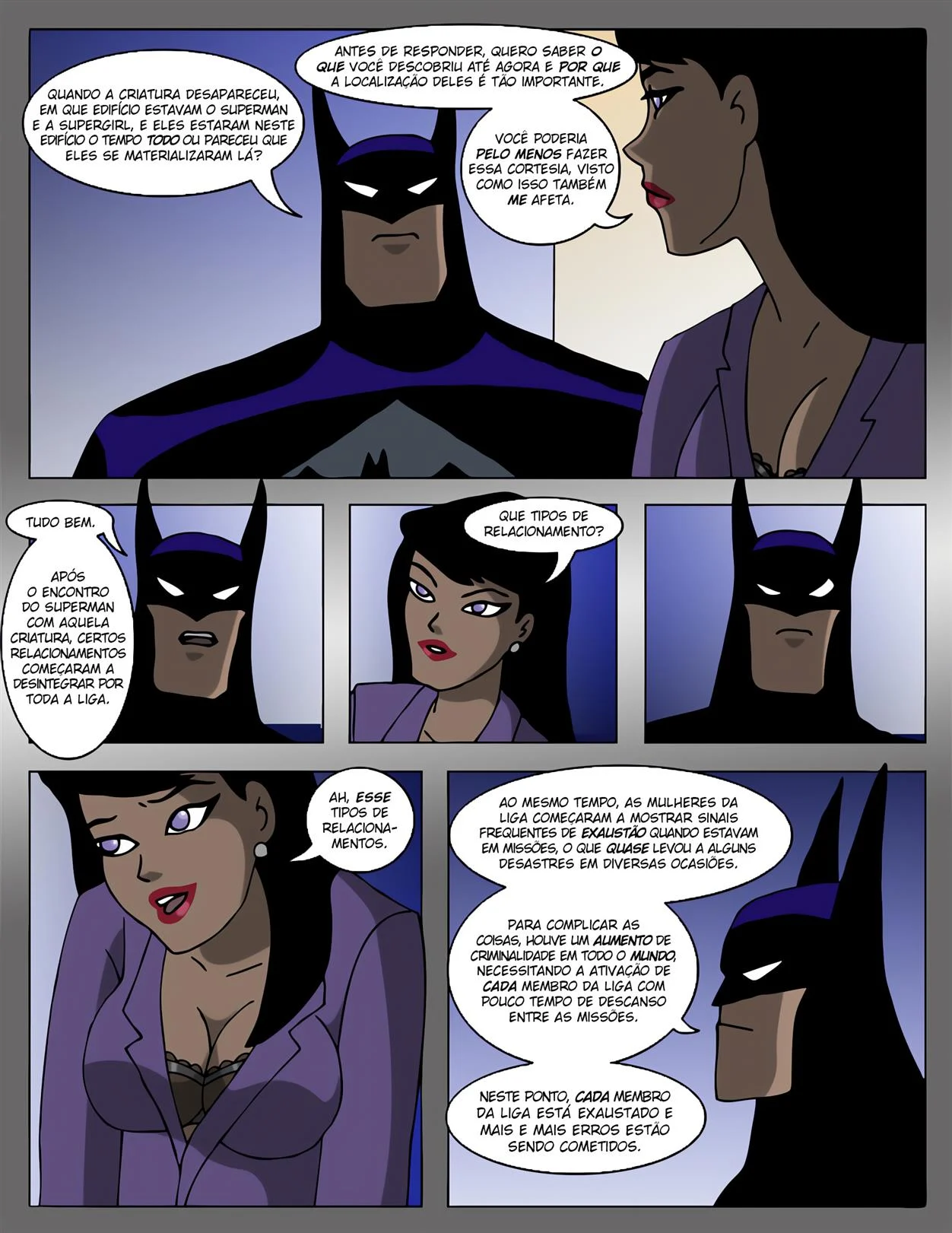 Liga da Putaria &ndash; Mulher Maravilha Hentai &ndash; Quadrinho De Sexo Em PT-BR