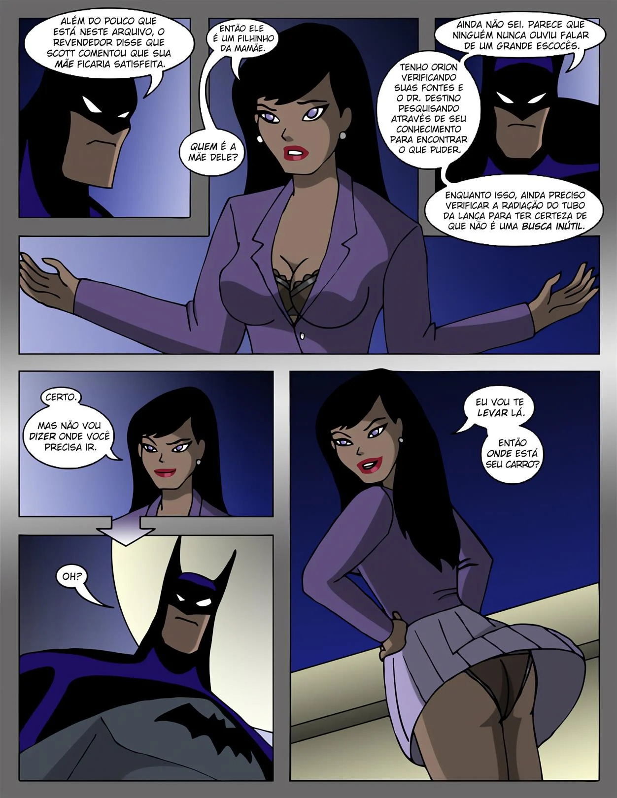 Liga da Putaria &ndash; Mulher Maravilha Hentai &ndash; Quadrinho De Sexo Em PT-BR