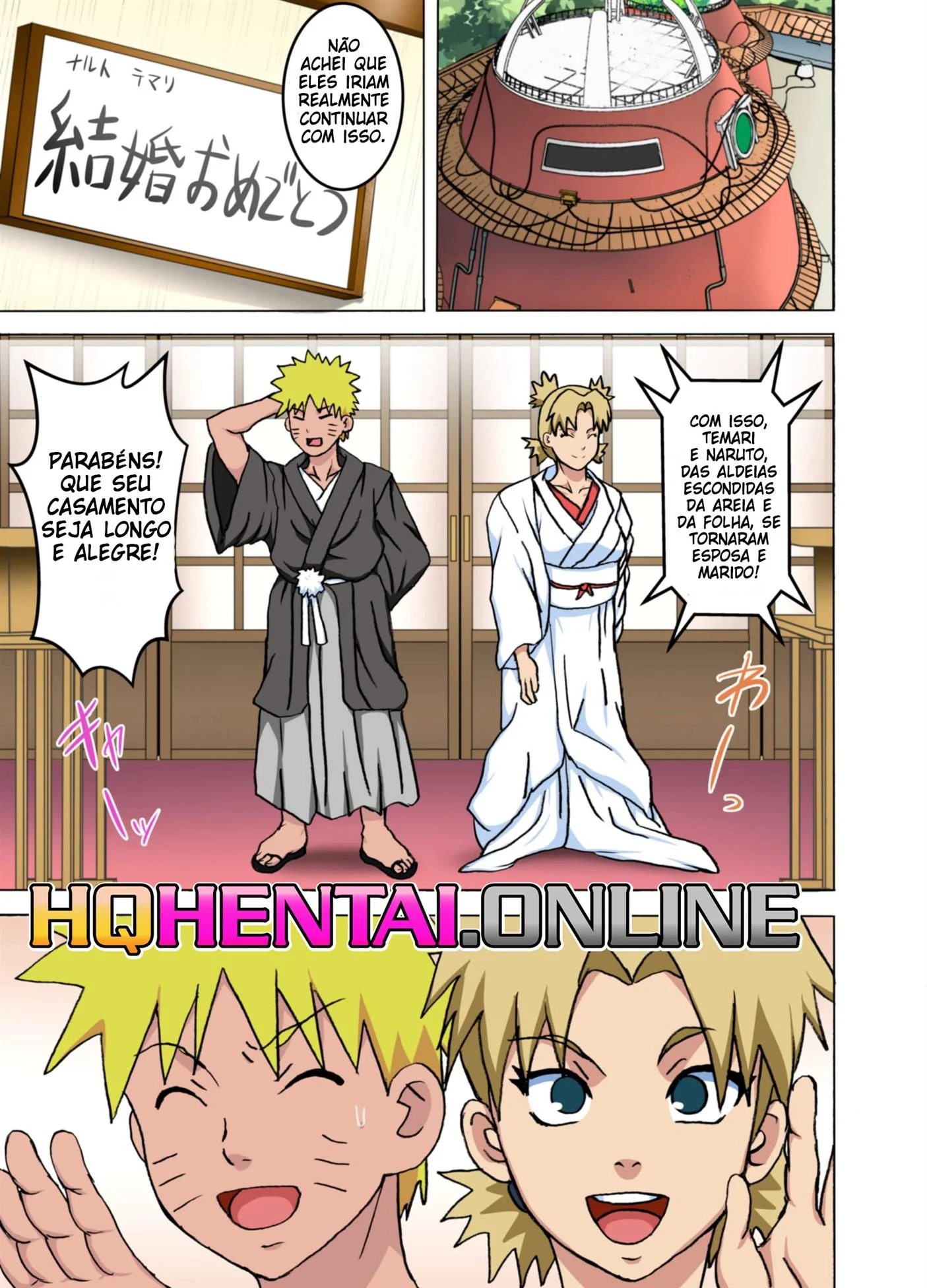 Lua de mel de Naruto e Temari &ndash; Hentai &ndash; Tradu&ccedil;&atilde;o Completa