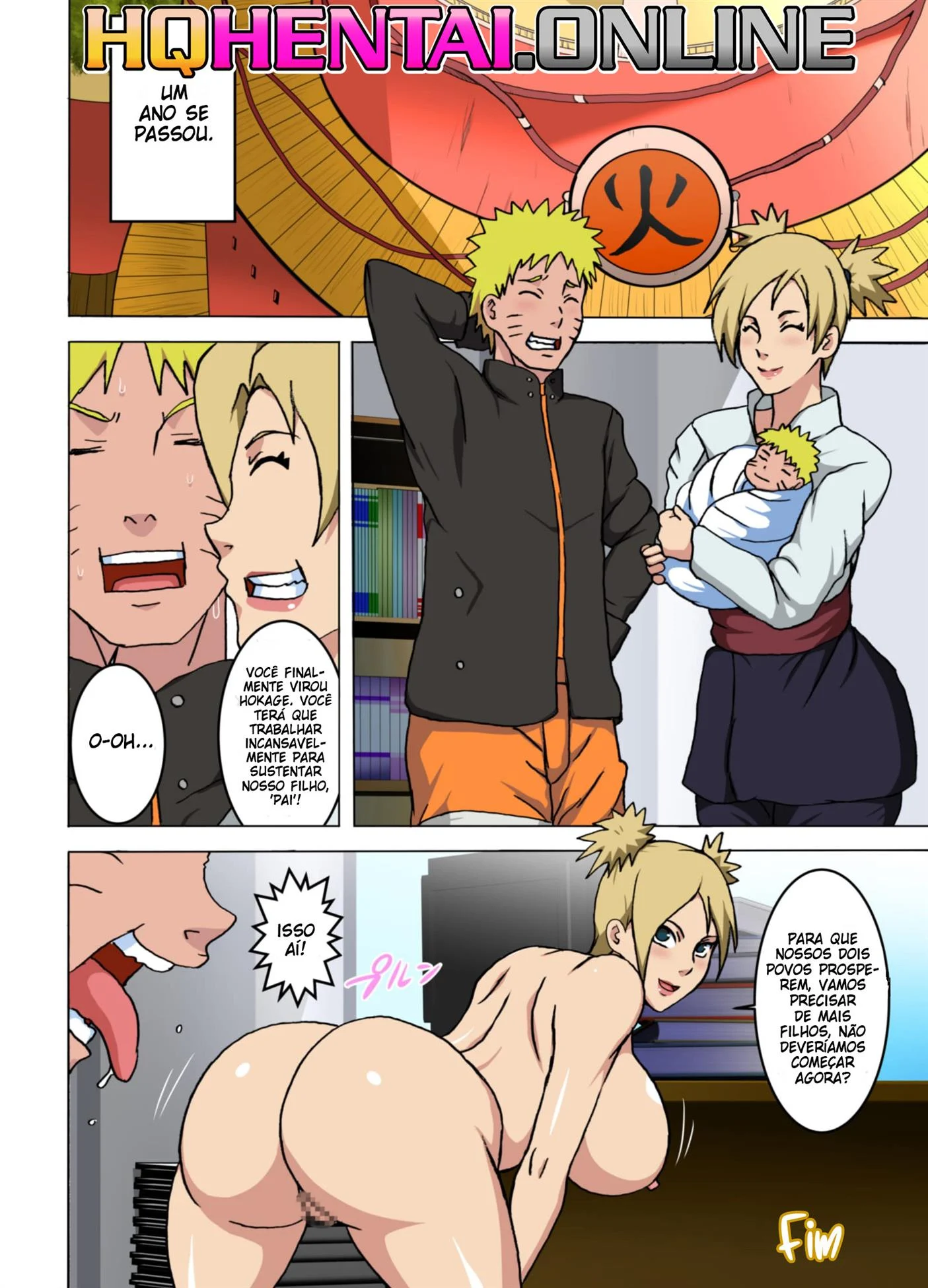 Lua de mel de Naruto e Temari &ndash; Hentai &ndash; Tradu&ccedil;&atilde;o Completa