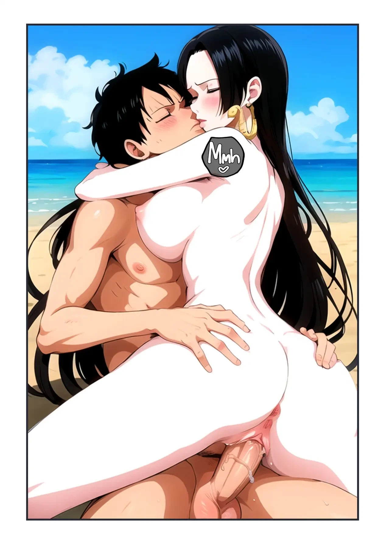 Luffy e Hancock Fazendo Sexo na Praia &ndash; One Piece Hentai &ndash; Legendas em PT-BR