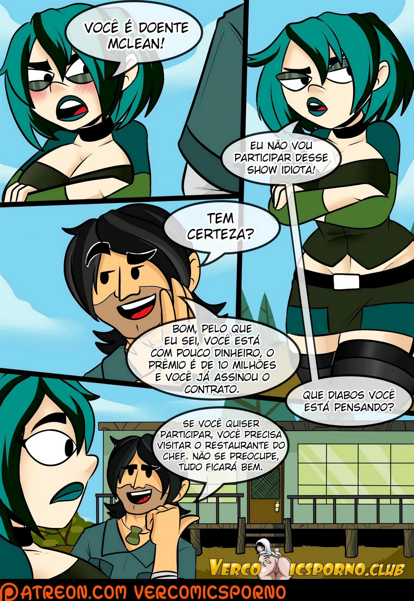 Luzes C&acirc;mera e Sexo &ndash; Drama Total Hentai &ndash; Em Portugu&ecirc;s