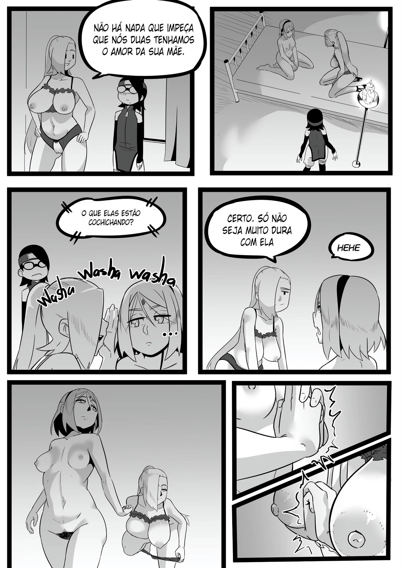 Mãe imoral 3 – HQ Hentai – Quadrinho De Sexo Em PT-BR