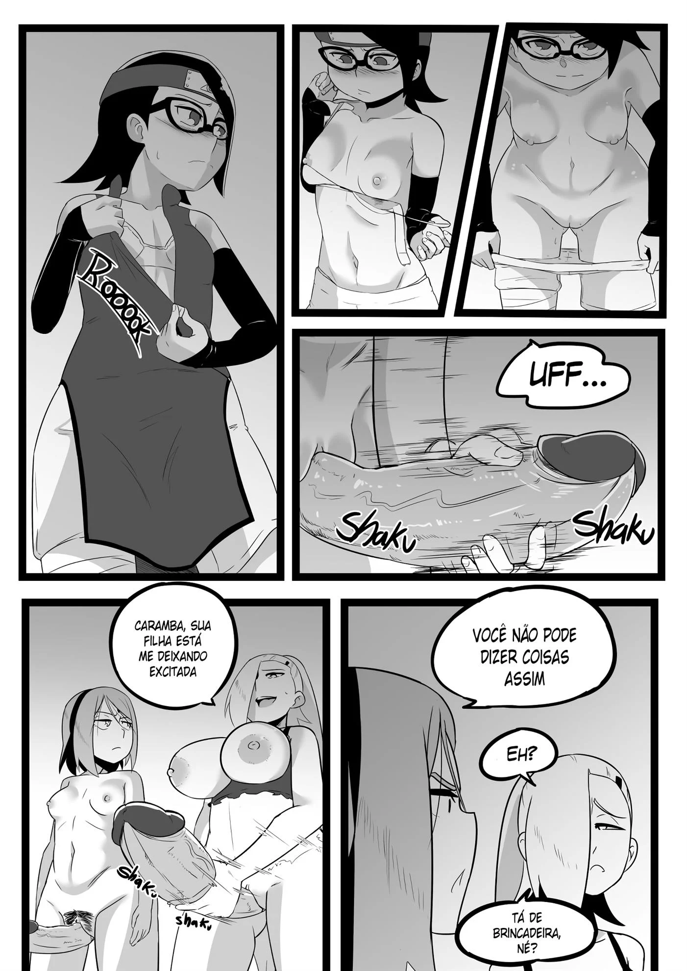 Mãe imoral 3 – HQ Hentai – Quadrinho De Sexo Em PT-BR