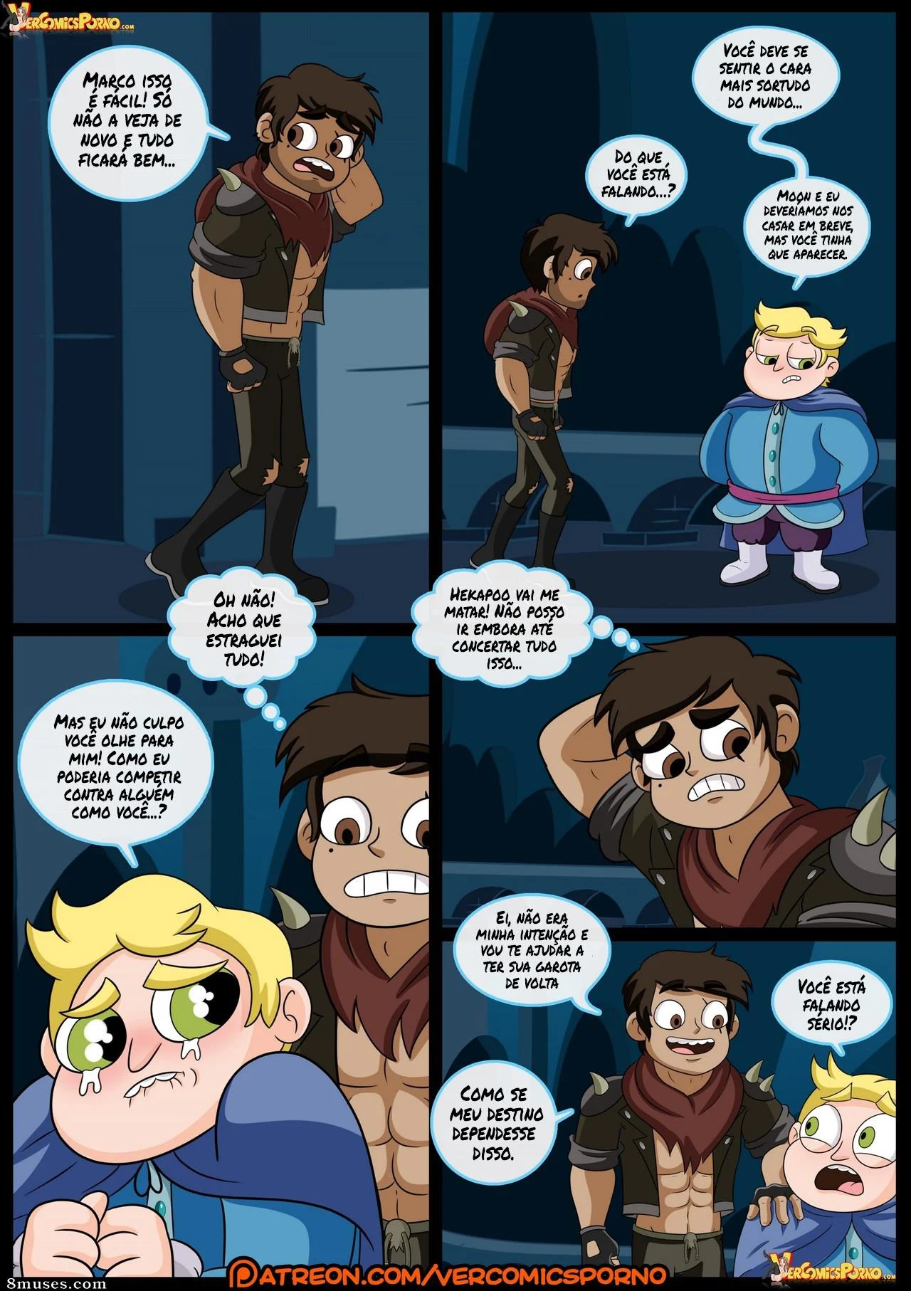 Marco vs as for&ccedil;as do tempo &ndash; Gozando Dentro &ndash; Quadrinho De Sexo Em PT-BR