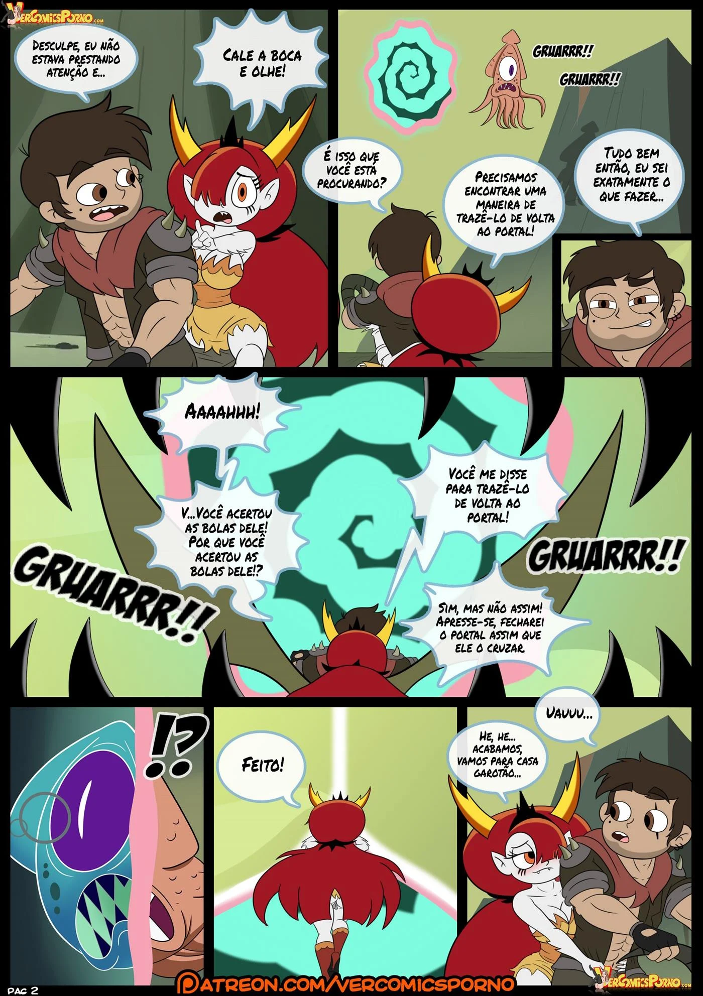 Marco vs as for&ccedil;as do tempo &ndash; Gozando Dentro &ndash; Quadrinho De Sexo Em PT-BR